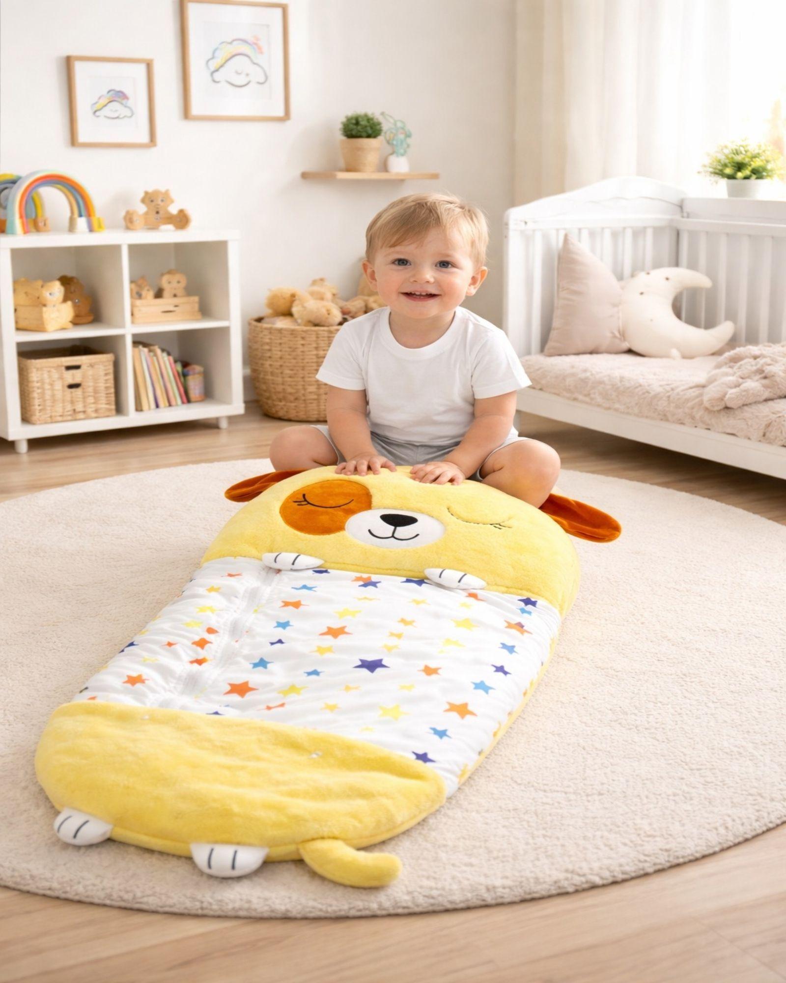Saco de Dormir Para niños 2 en 1: Almohada y Saco Happy Nappers m3-4