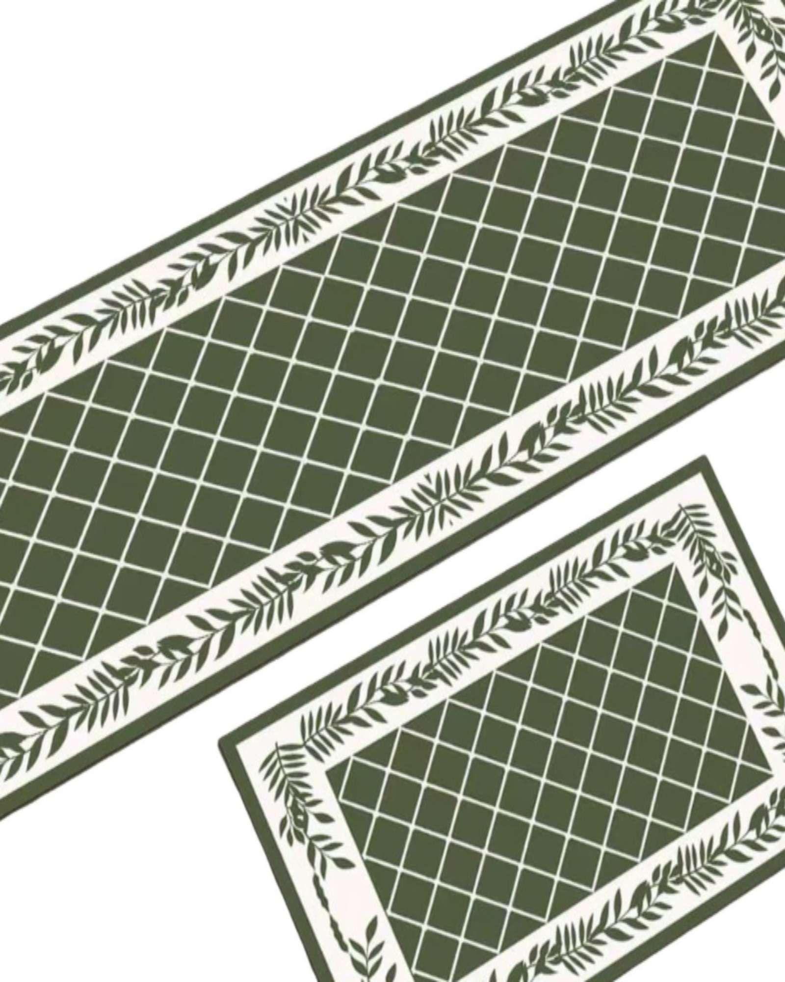 ALFOMBRAS DECORATIVAS COCINA ANTIDESLIZANTE DISEÑO TRIANGULOS-2