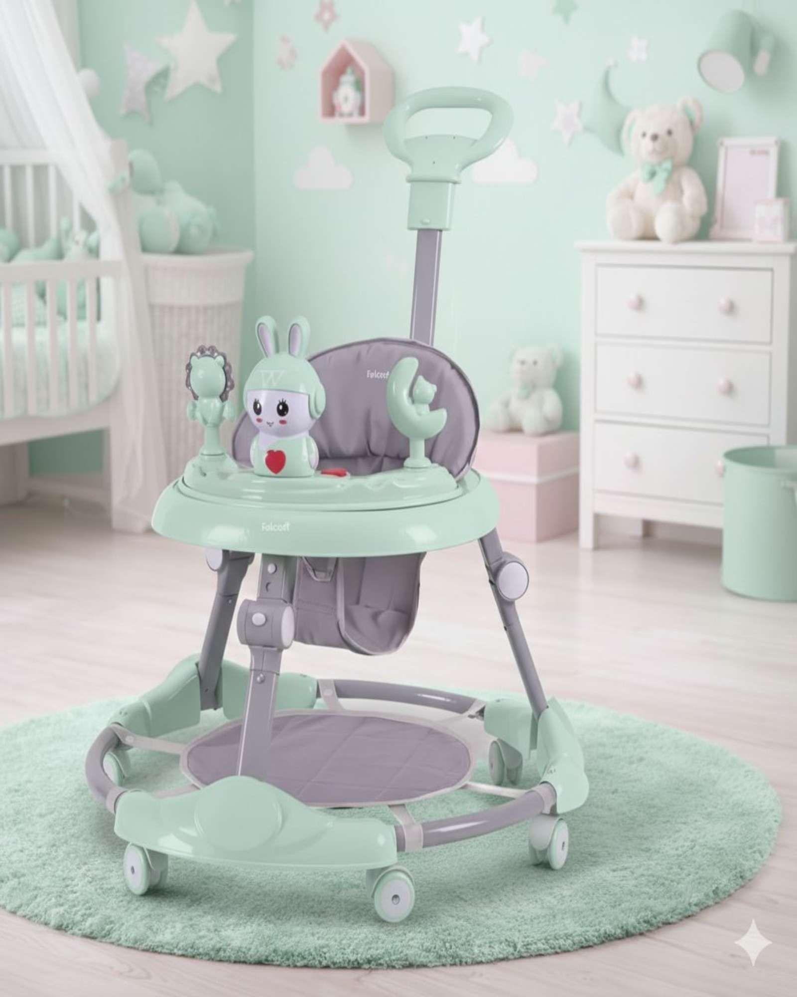 Andador para Bebe con Juegos Interactivos Verde-3