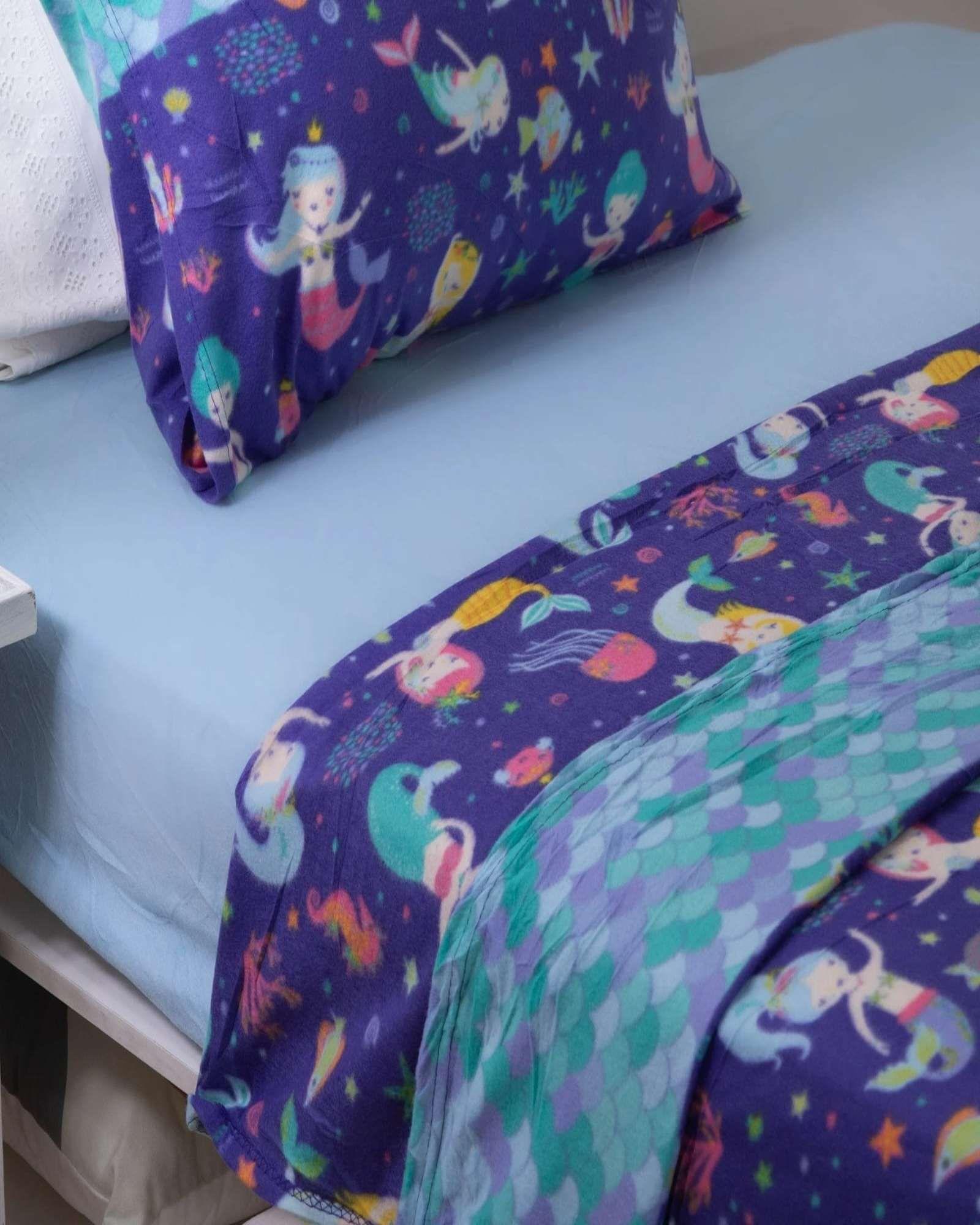 Sabana Polar Infantil plaza y media Sirena-3