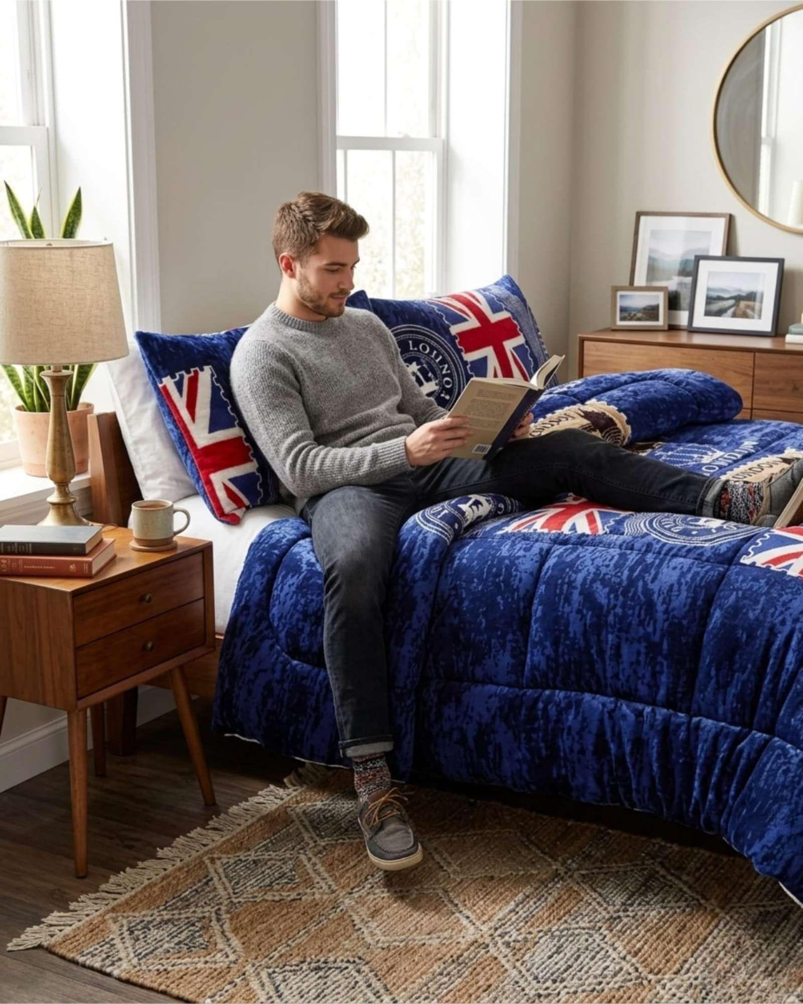 Plumón Térmico 2 Plazas Plush y Chiporro Extra Cálido Invierno A11-2