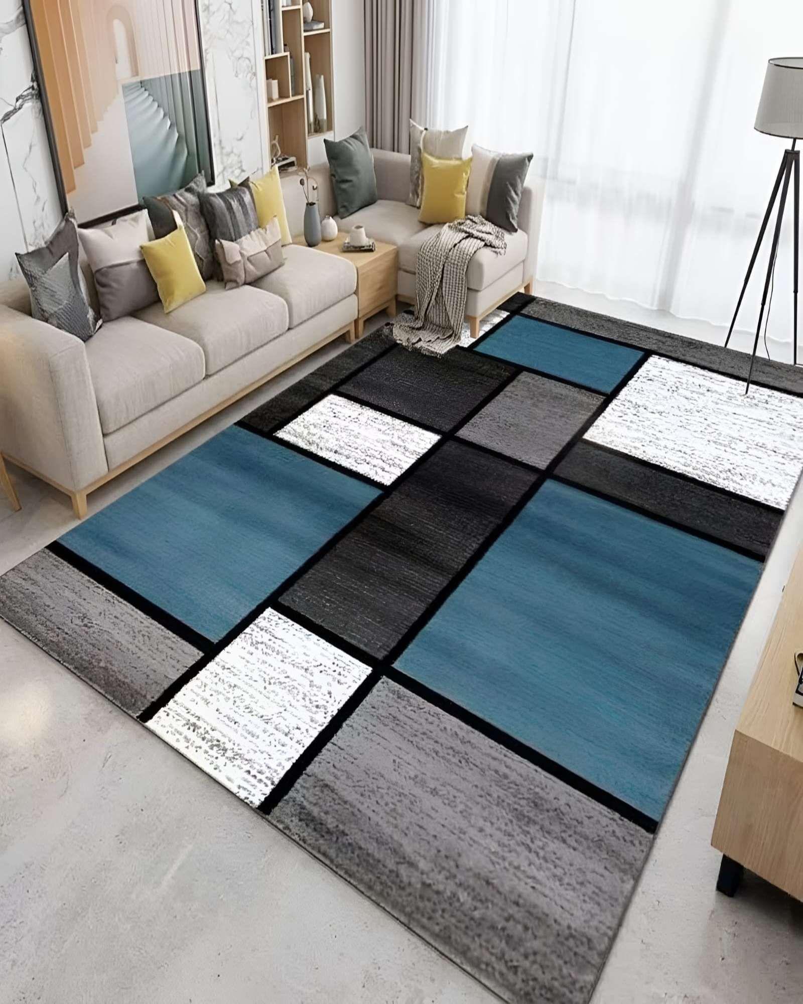 Alfombra de Diseño Geométrico Contemporáneo 200cmx240cm 10-2