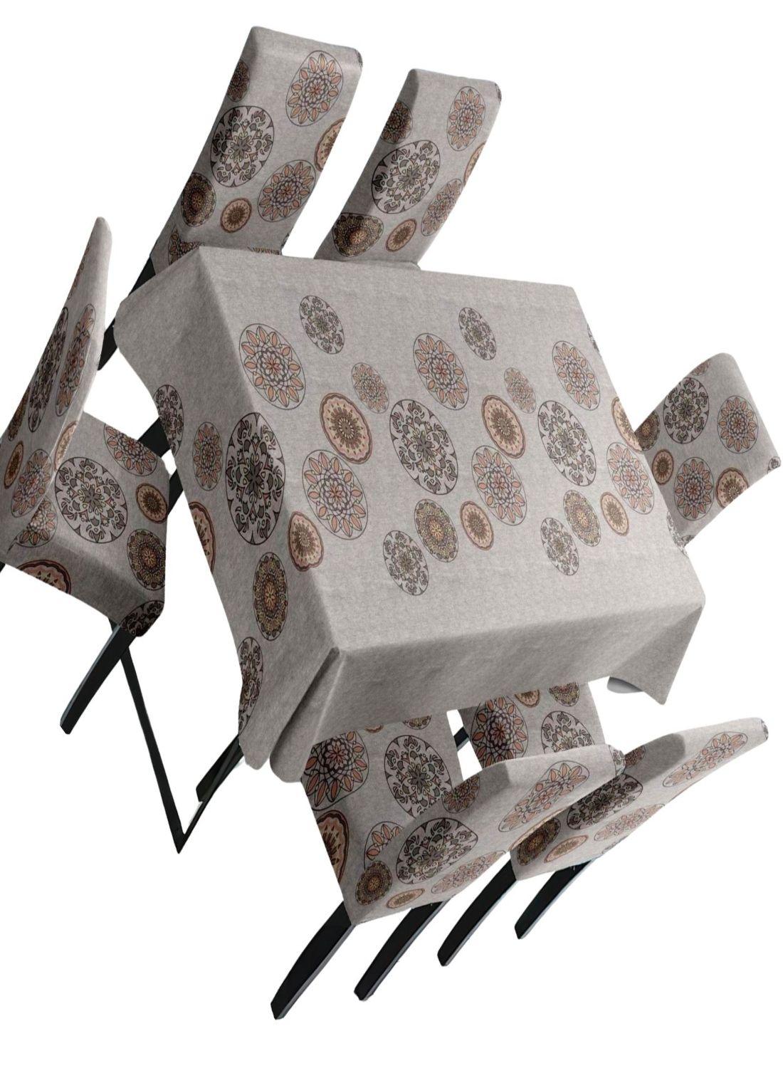 MANTEL MÁS 6 FUNDAS PARA SILLAS L16-1