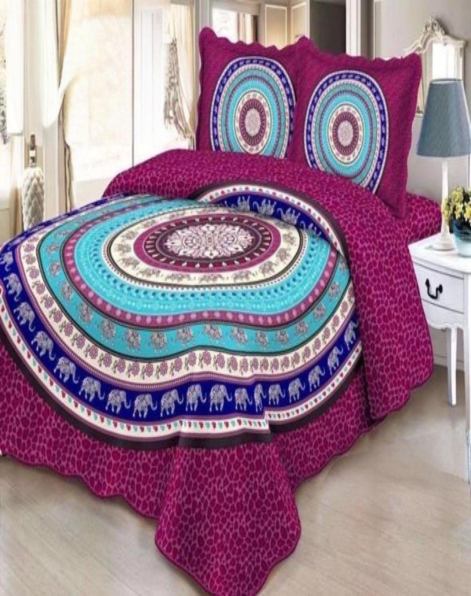 Cubrecama Quilt 2 Plazas+2 Fundas Verano Fresco 13n02-2