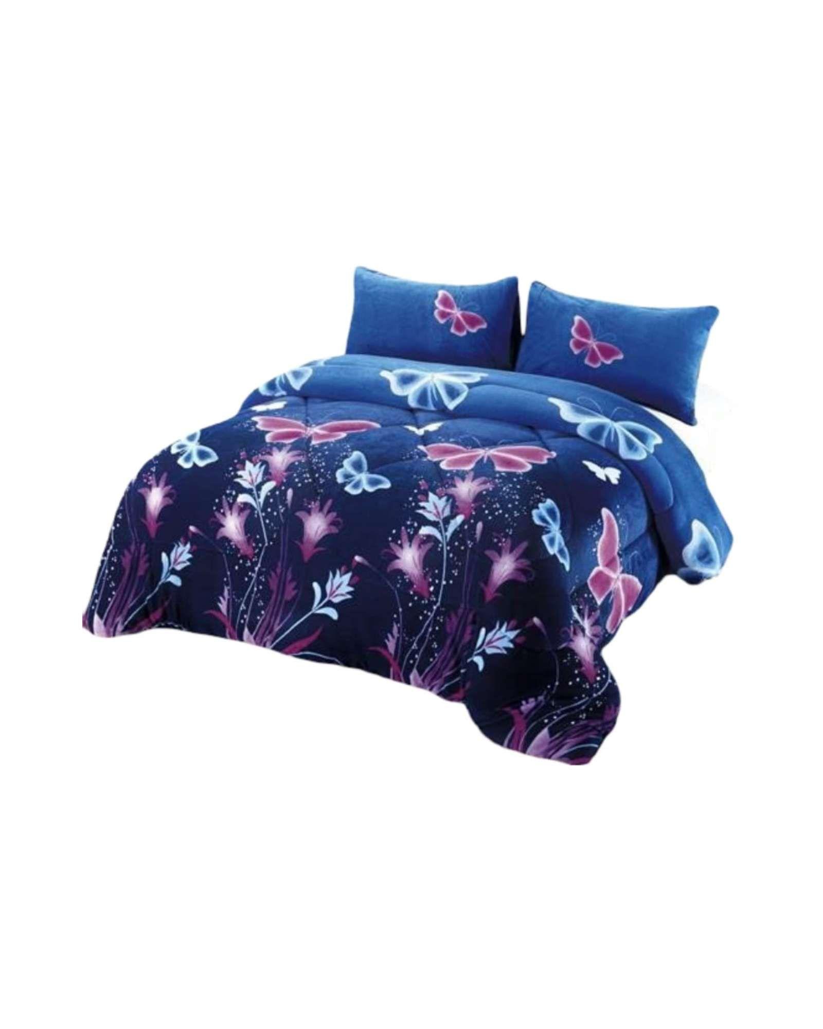 Plumón Térmico 2 Plazas Plush y Chiporro Extra Cálido Invierno A8-4