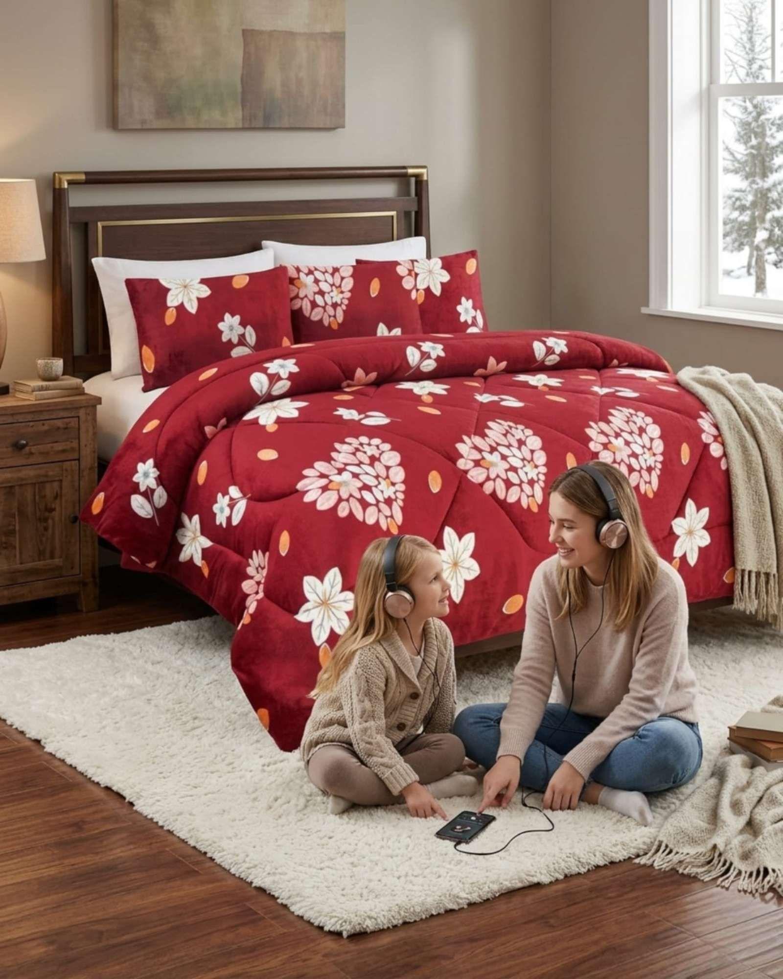 Cubrecama Plush 2 Plazas con Chiporro Térmico Extra Suave Invierno 09-4