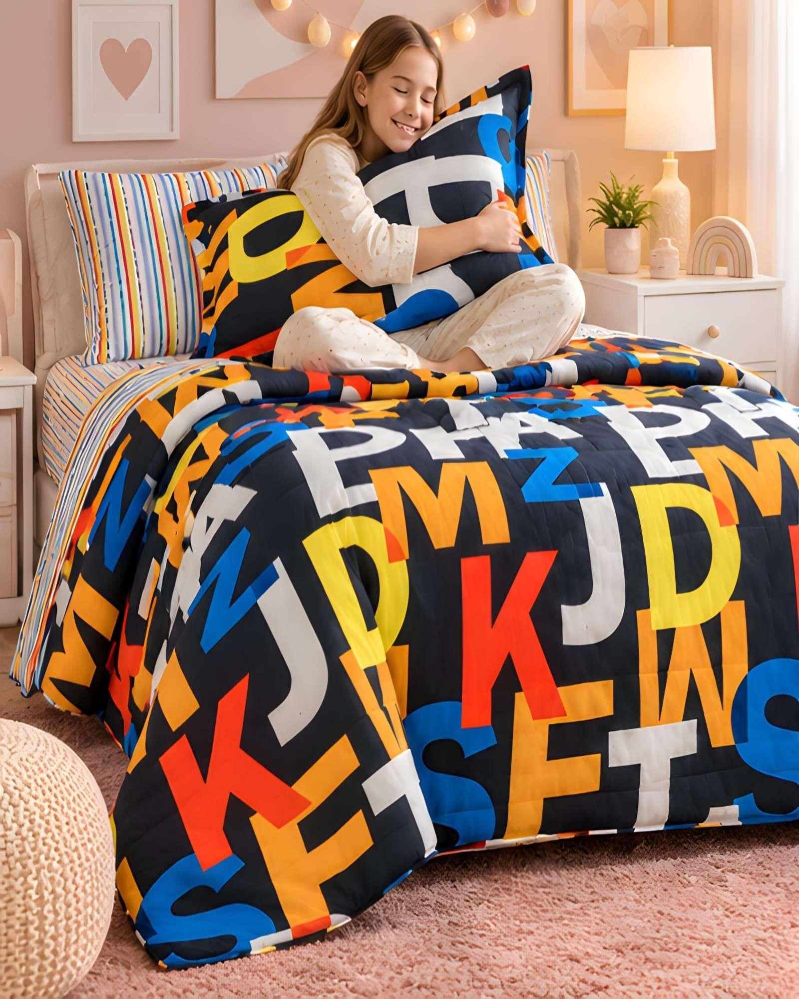 Cubrecamas Quilt de Verano Plaza y Media con Funda 12-0