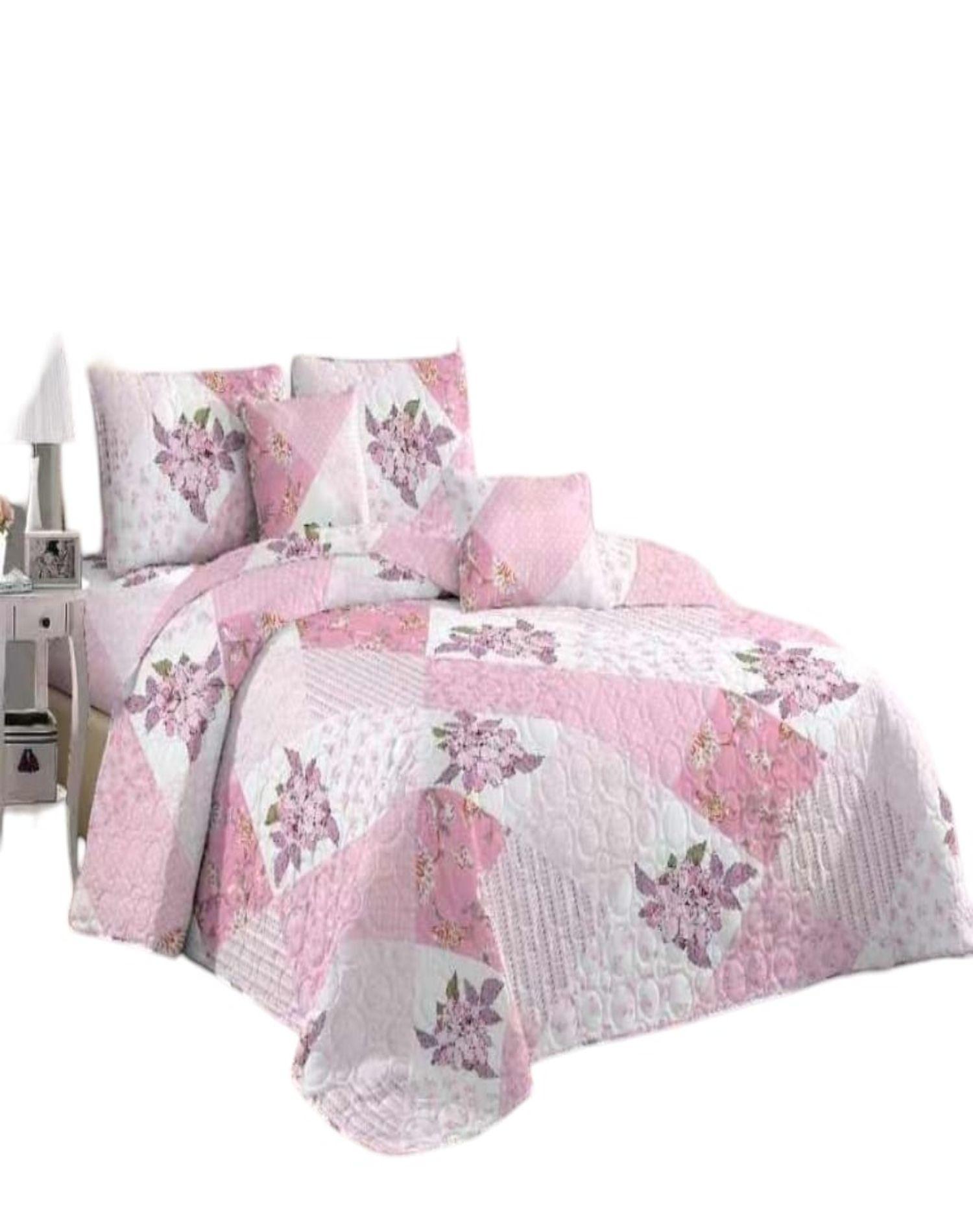 Cubrecama Quilt Diseño 2 Plazas - Primavera Verano B3-0