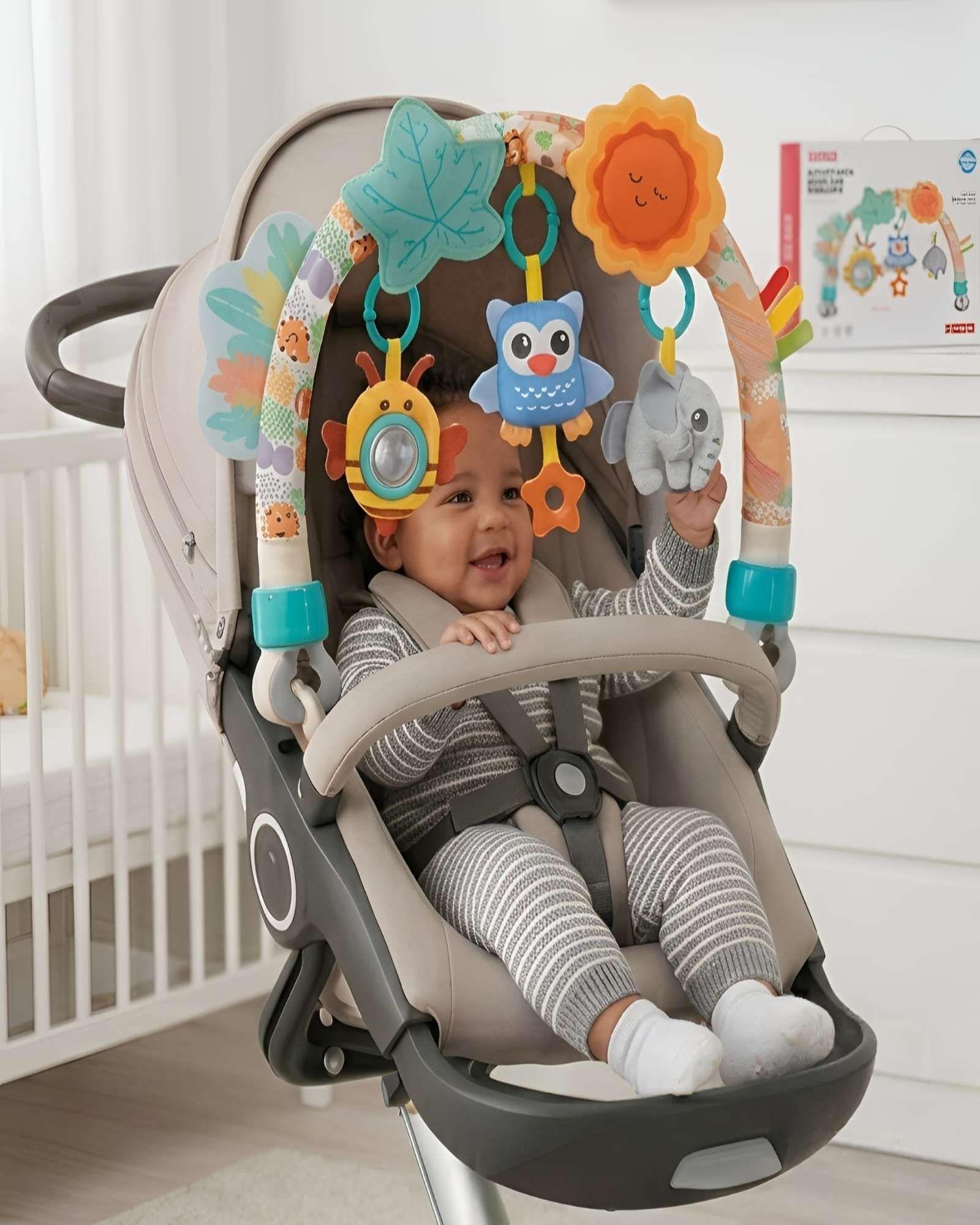Arco de Juegos para Coche o Silla de Auto - Juguete Estimulante para Bebé-2