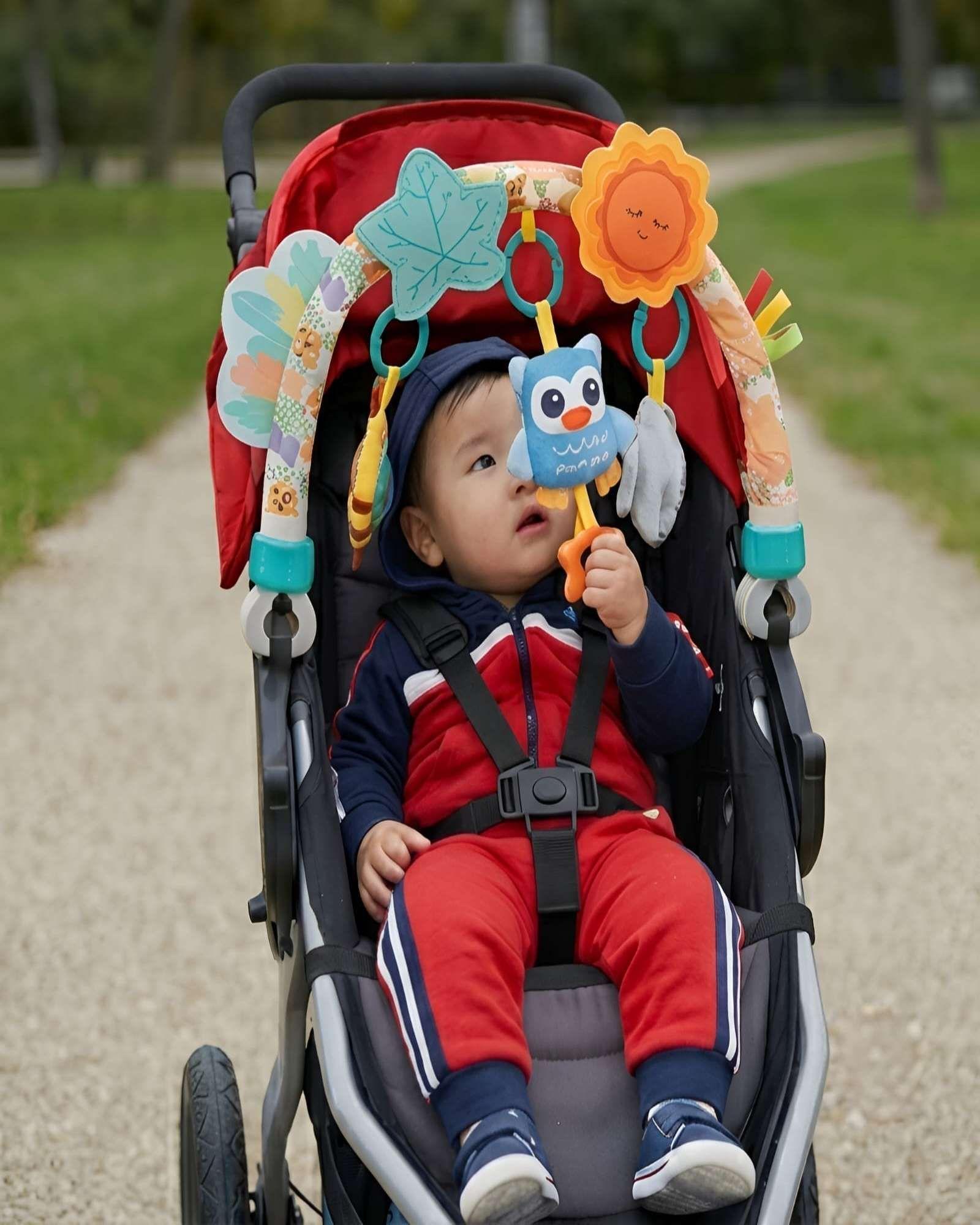 Arco de Juegos para Coche o Silla de Auto - Juguete Estimulante para Bebé-3
