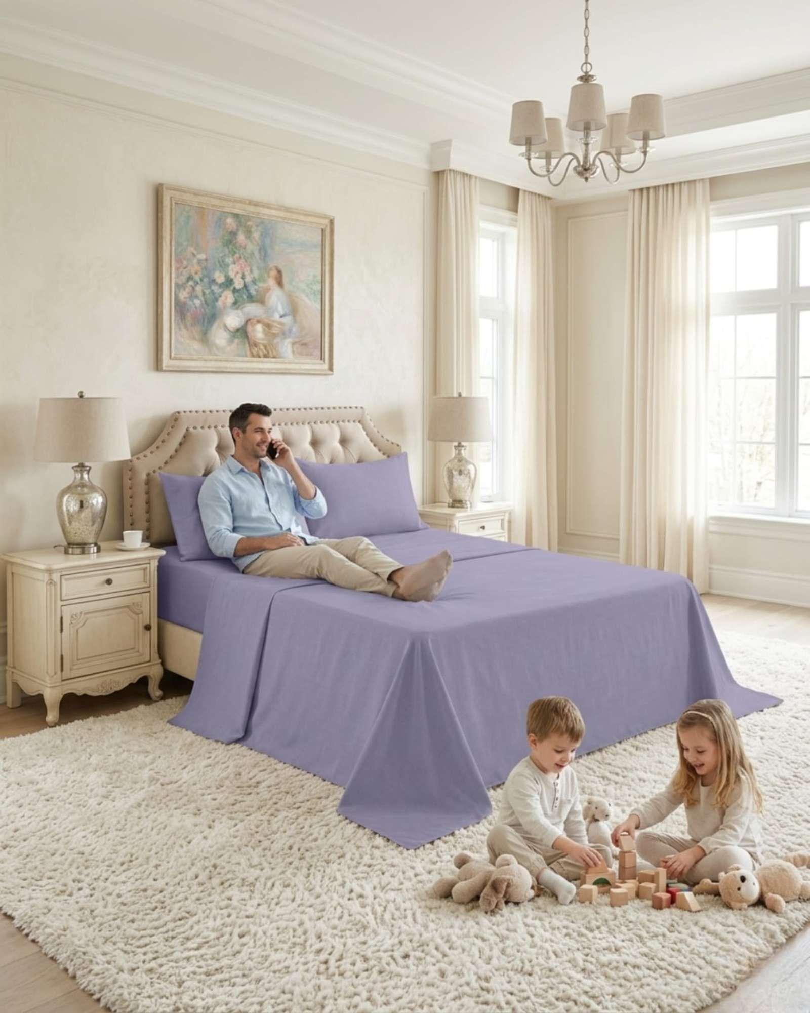 Juego de Sábanas King Verano Soft Género Premium Respirable 04-4
