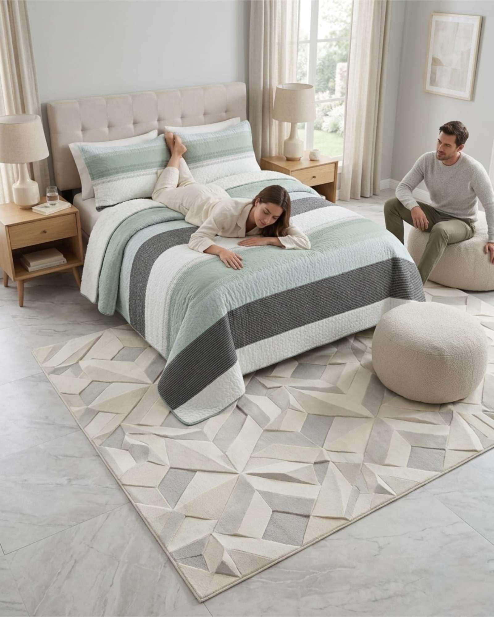 Set Cubrecama Sherpa Con Sabanas Termicas King m2-2