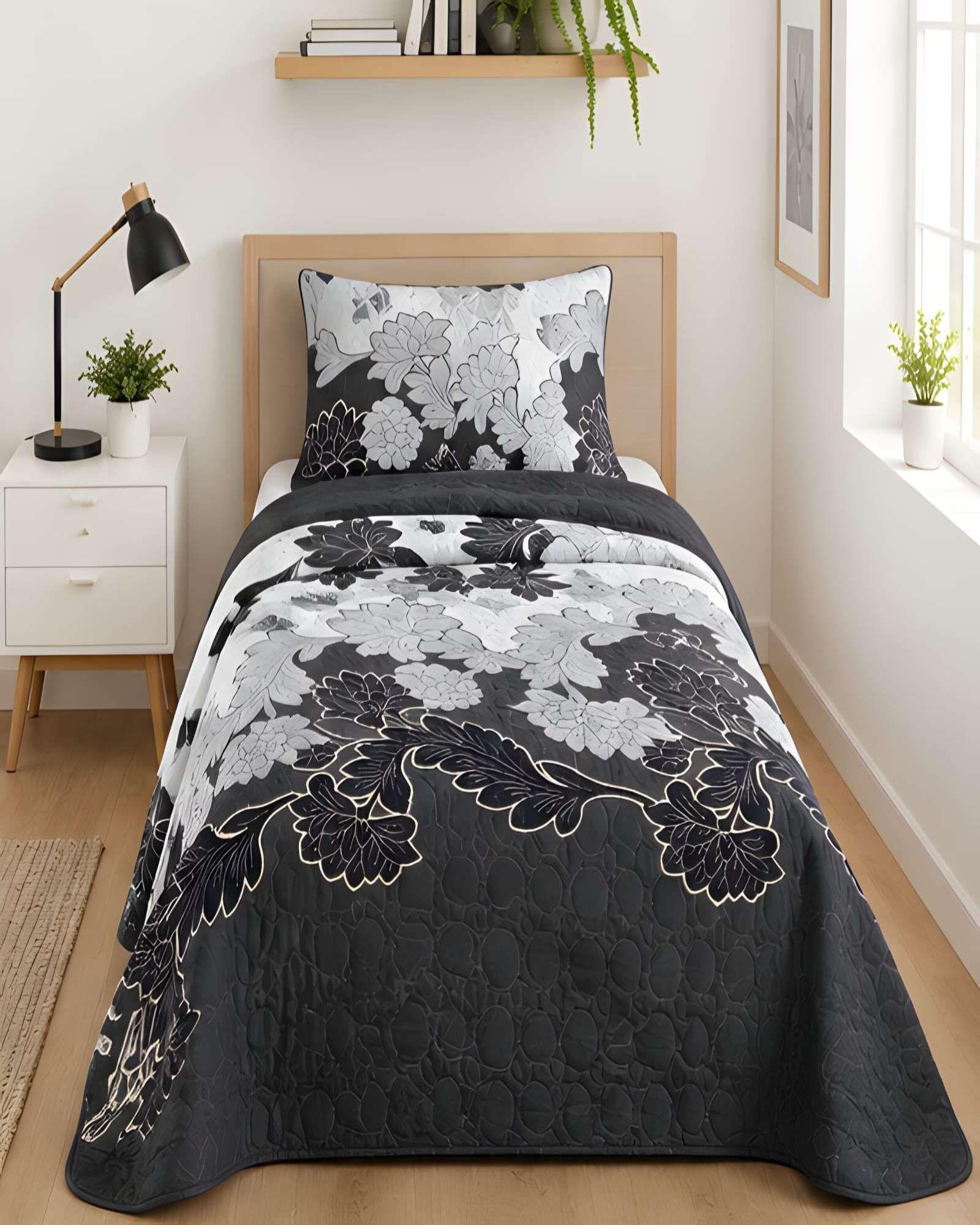 Cubrecamas Quilt De Verano Plaza Y Media Mas Almohada m3-2
