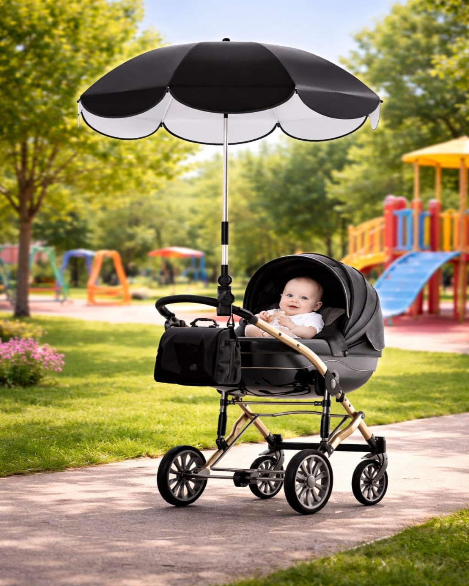 Sombrilla para Coche de Bebé con Protección Universal y Flexible A1-2