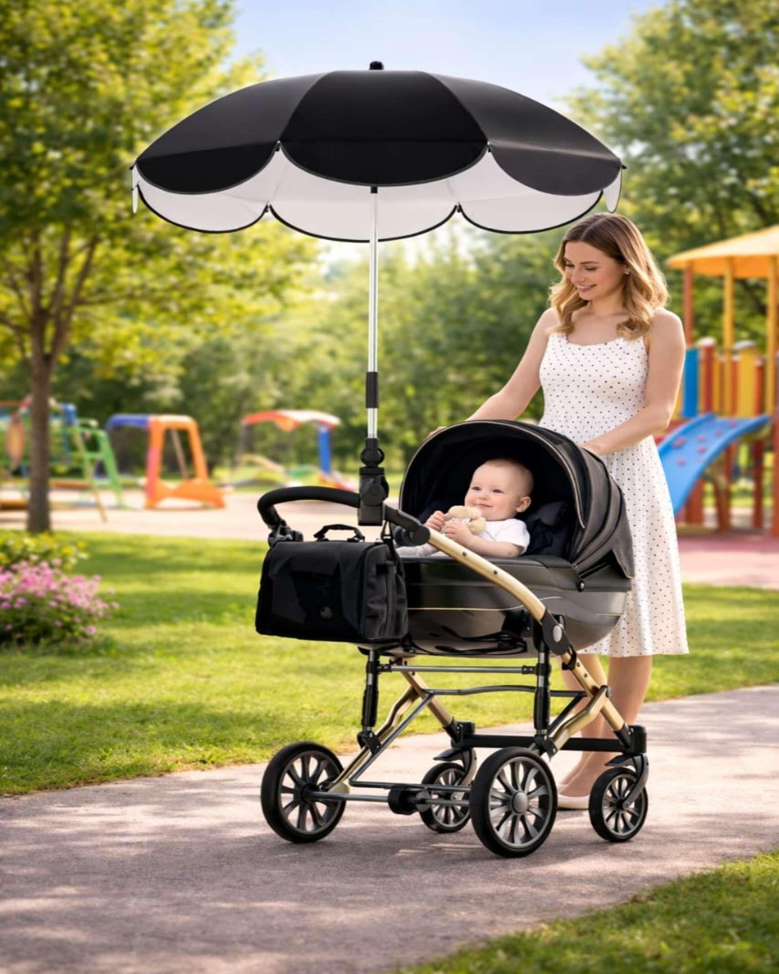 Sombrilla para Coche de Bebé con Protección Universal y Flexible A1-3