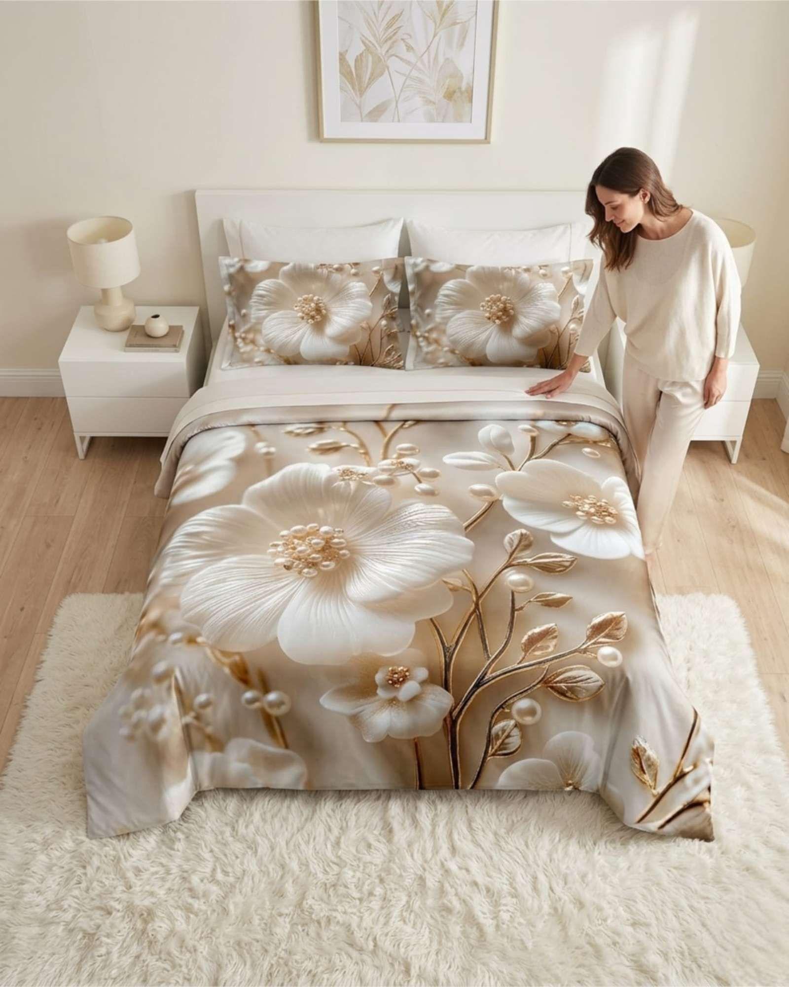 Quilt Cubrecamas Ligero Verano Efecto 5D King K8-2