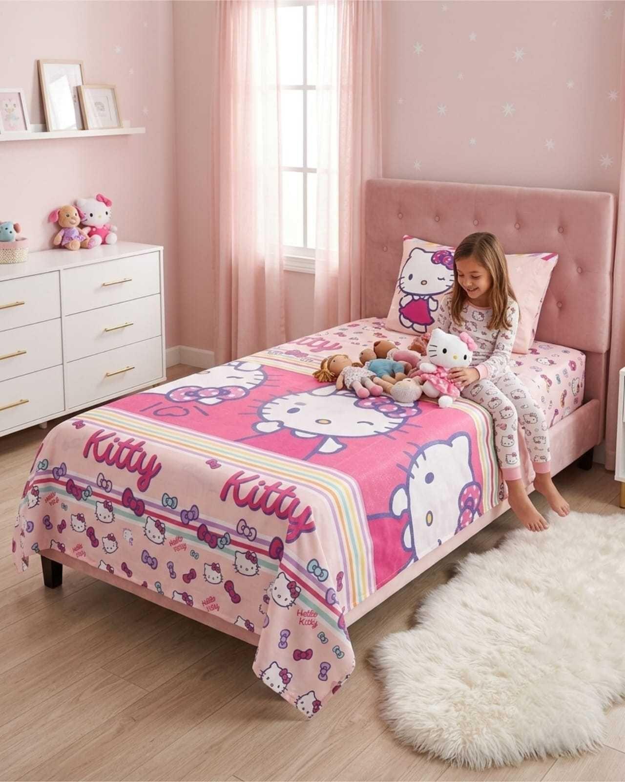 Set de Dormitorio Infantil 1.5 Plazas: Plumón y Sábanas 02-2