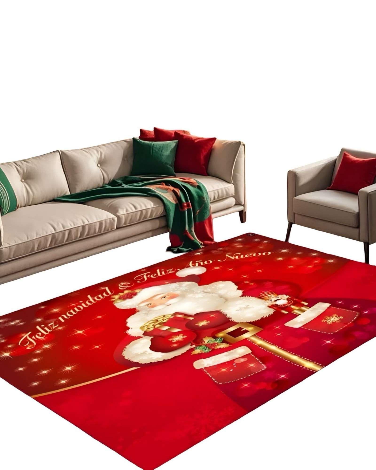 ALFOMBRA NAVIDAD PARA LIVING O COMEDOR 240cm 200cm A05-0