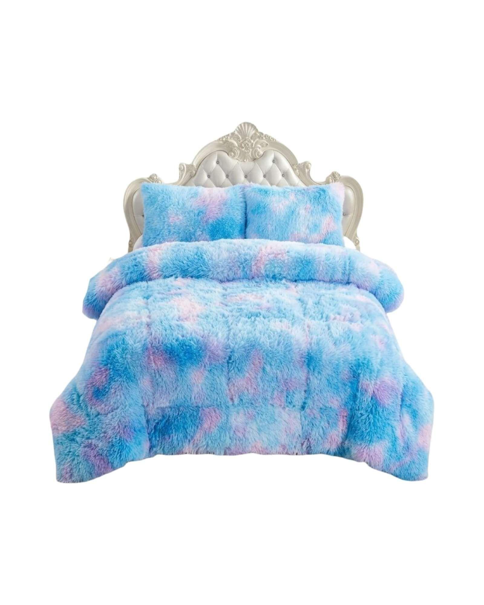 Plumón 2 Plazas Chiporro Sherpa Extra Cálido + Fundas azul-2