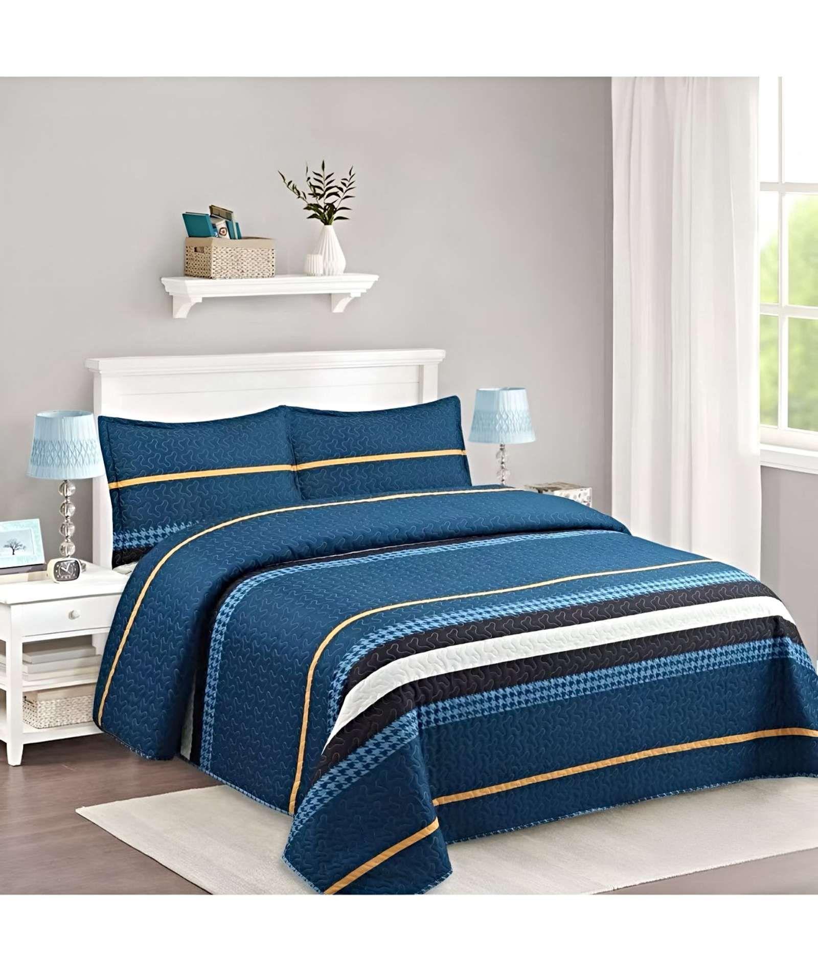 CUBRECAMA COLCHA QUILT DE VERANO 2 PLAZAS A9-2