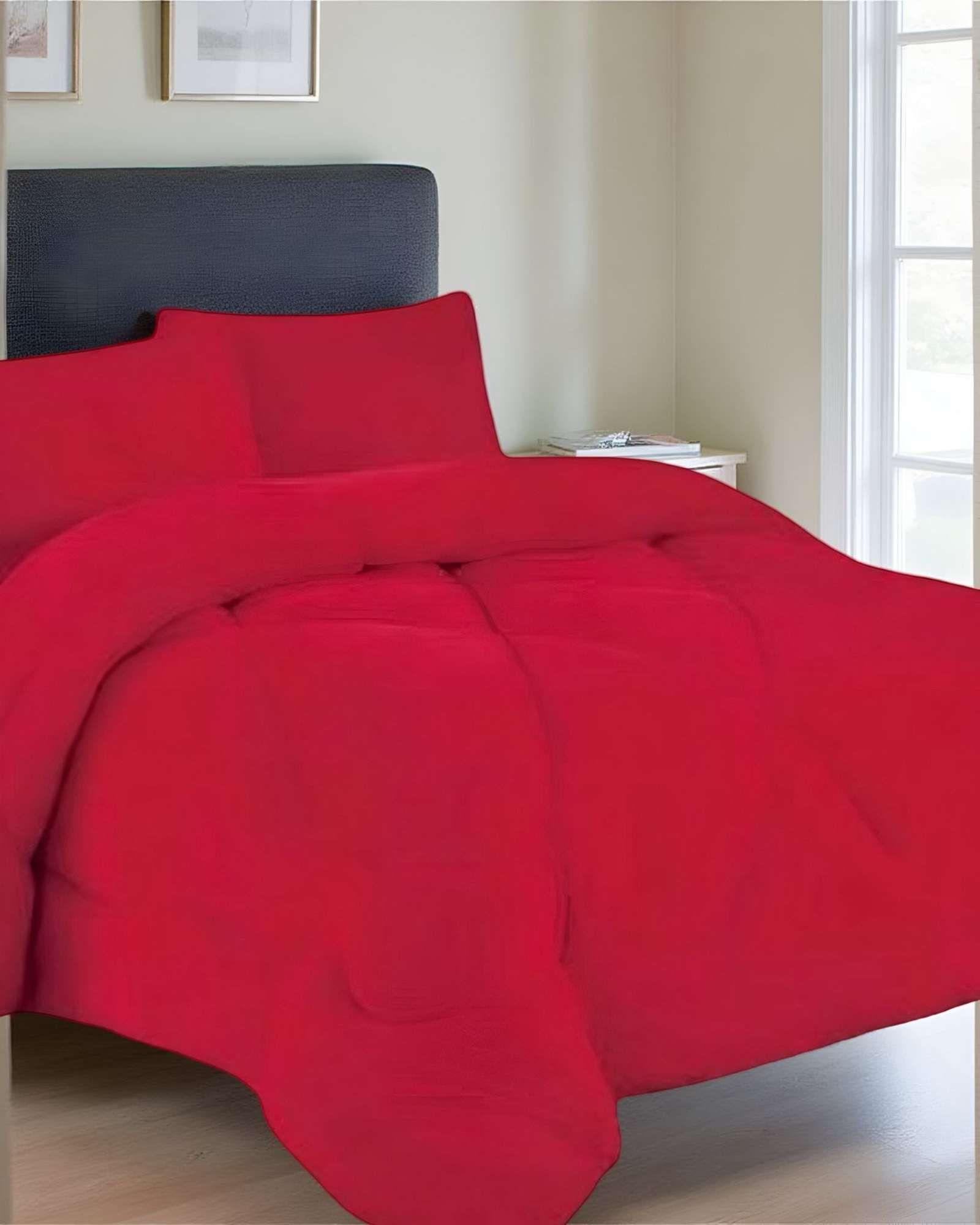 COBERTOR ELEGANTE DE INVIERNO UNICOLOR PLUSH CON CHIPORRO PLAZA Y MEDIA S49-2