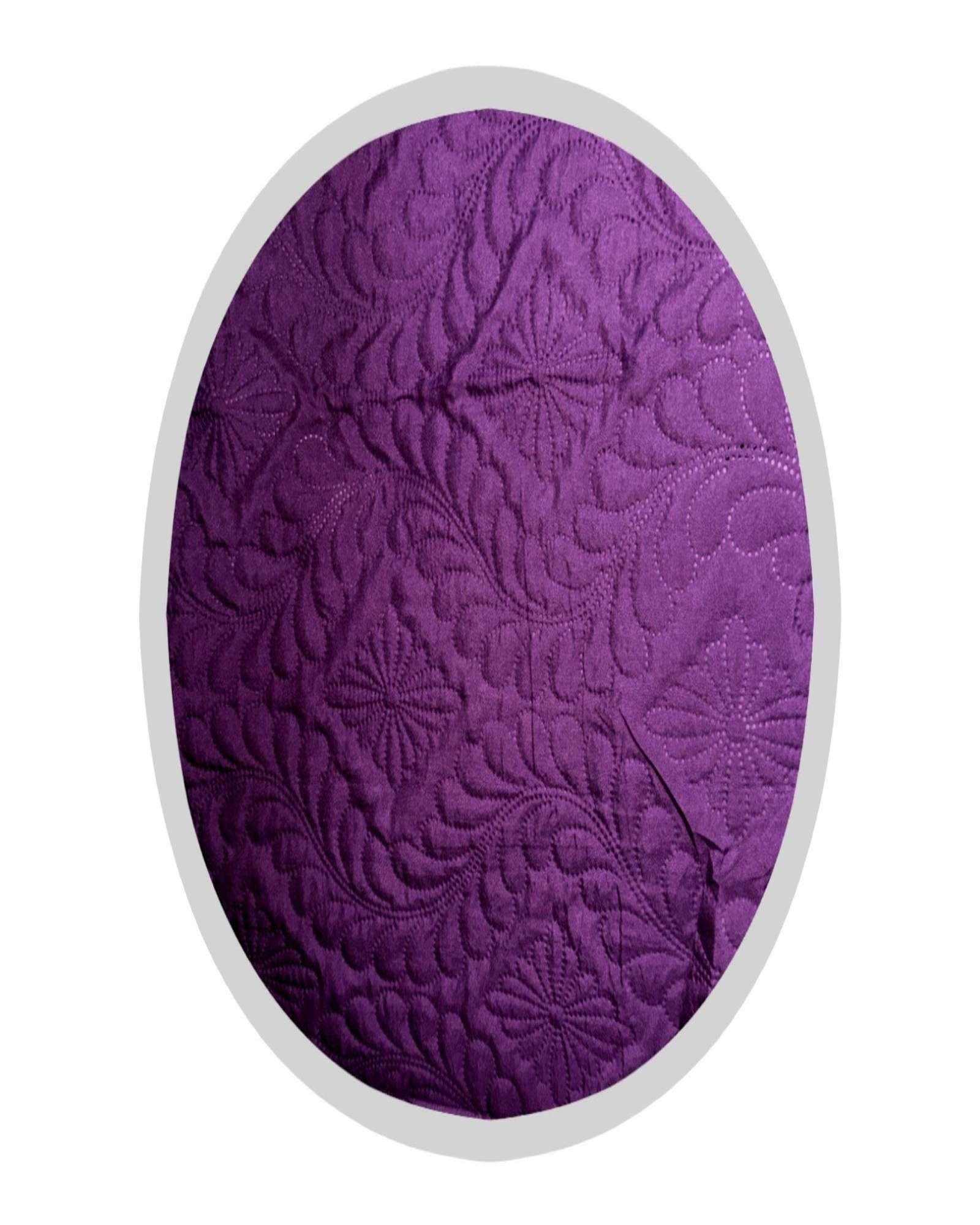 CUBRECAMA ELEGANTE  QUILT VERANO 2 PLAZA VIOLETA-2
