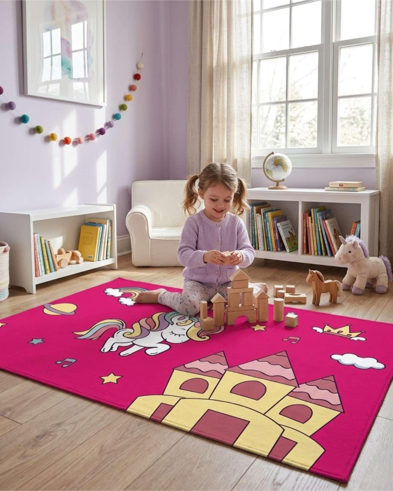 Alfombra de Juegos Infantil Practica de 120x160cm-0