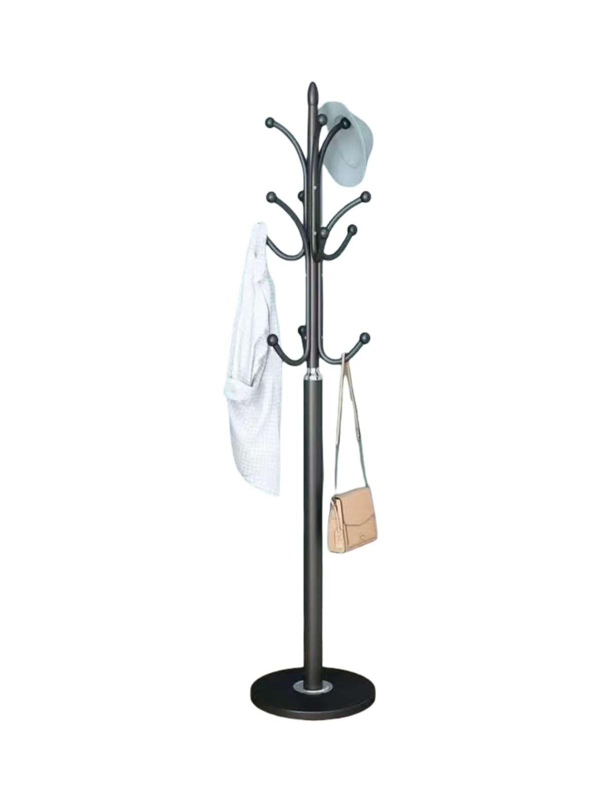 Perchero Pedestal De Ceramica Alta resistencia y  firmeza 178cm Elegante NEGRO-2