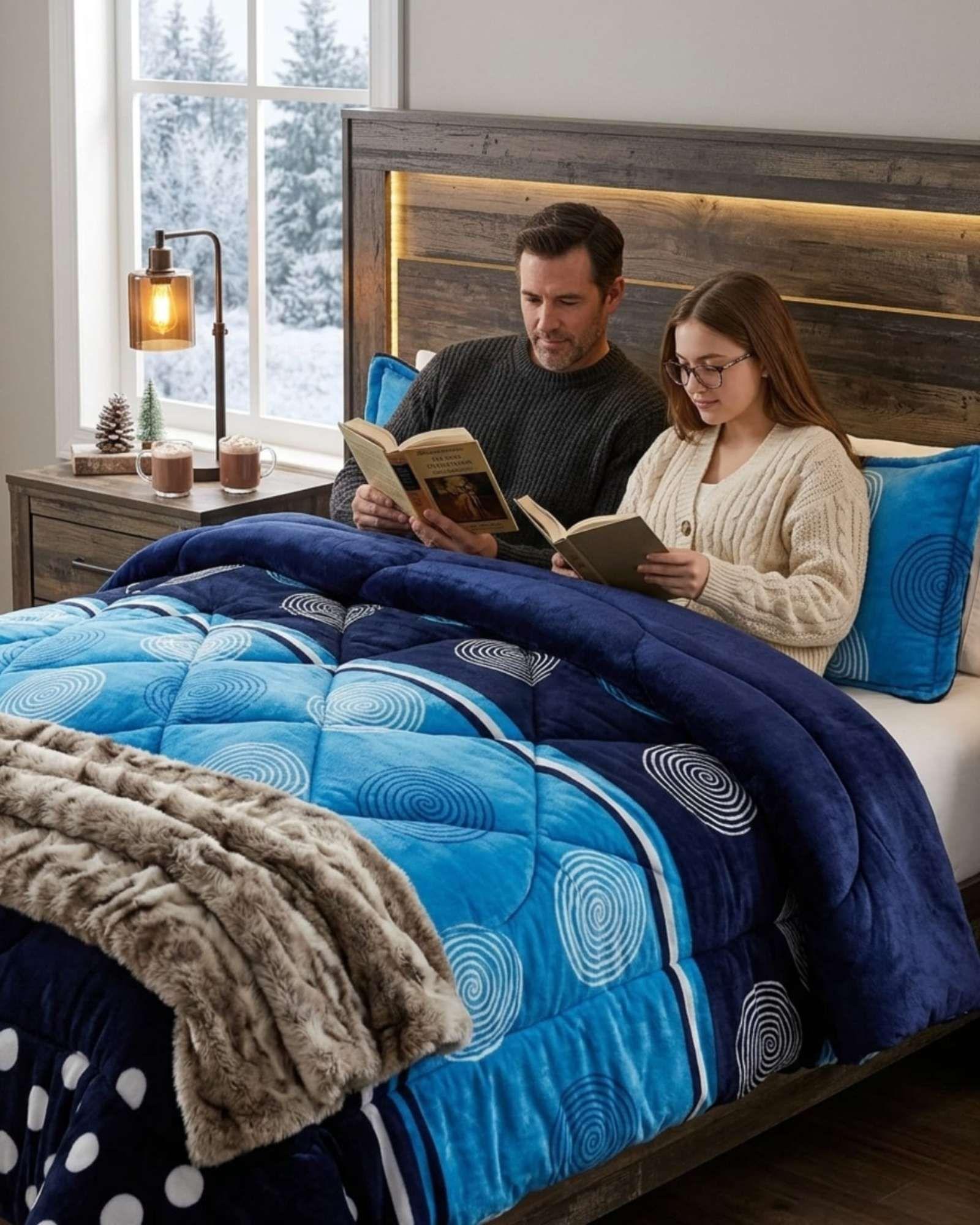 Cobertor de Invierno Plush Chiporro Ultra Suave Plaza y media m16-3