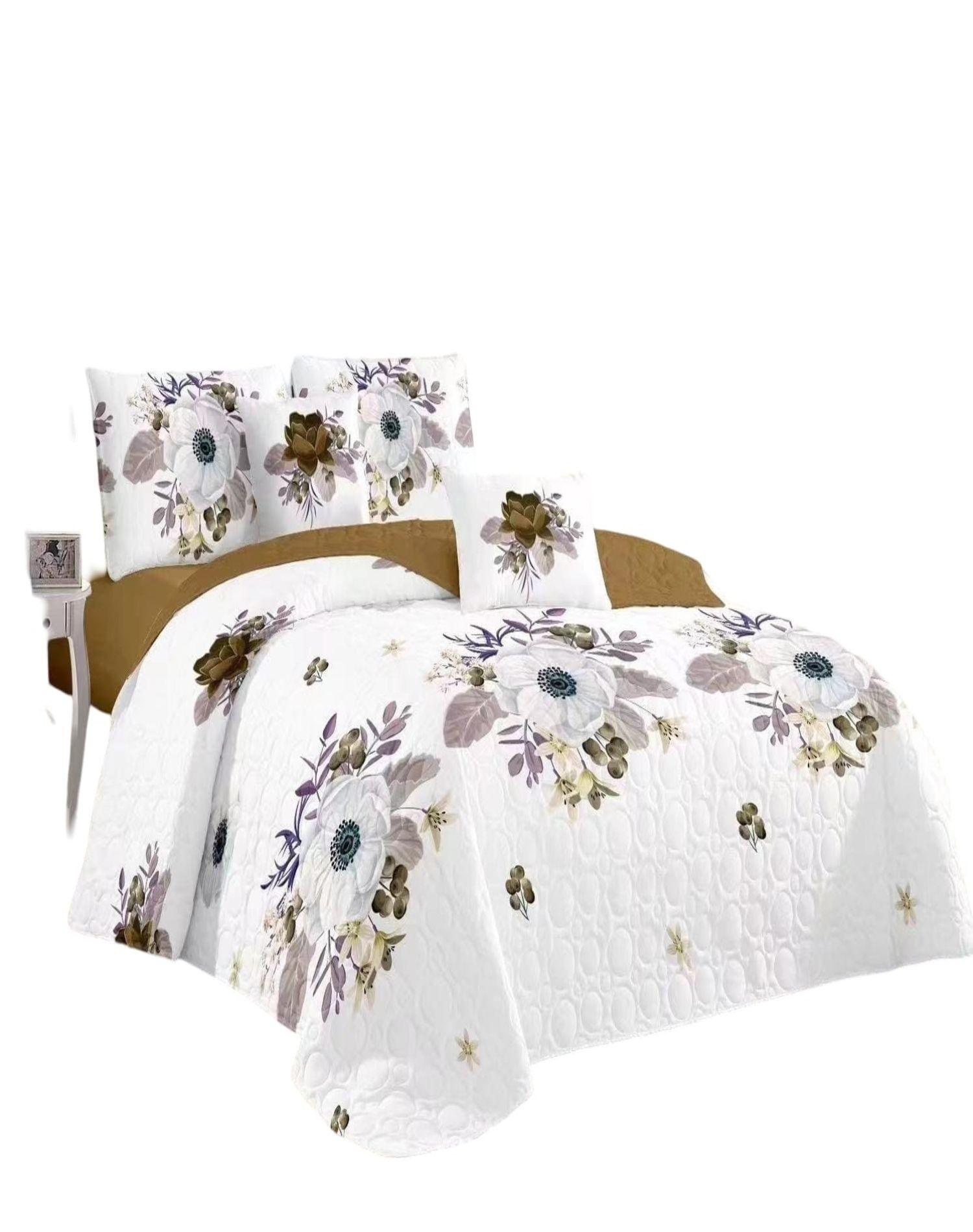 Cubrecama Quilt Diseño 2 Plazas - Primavera Verano A9-0