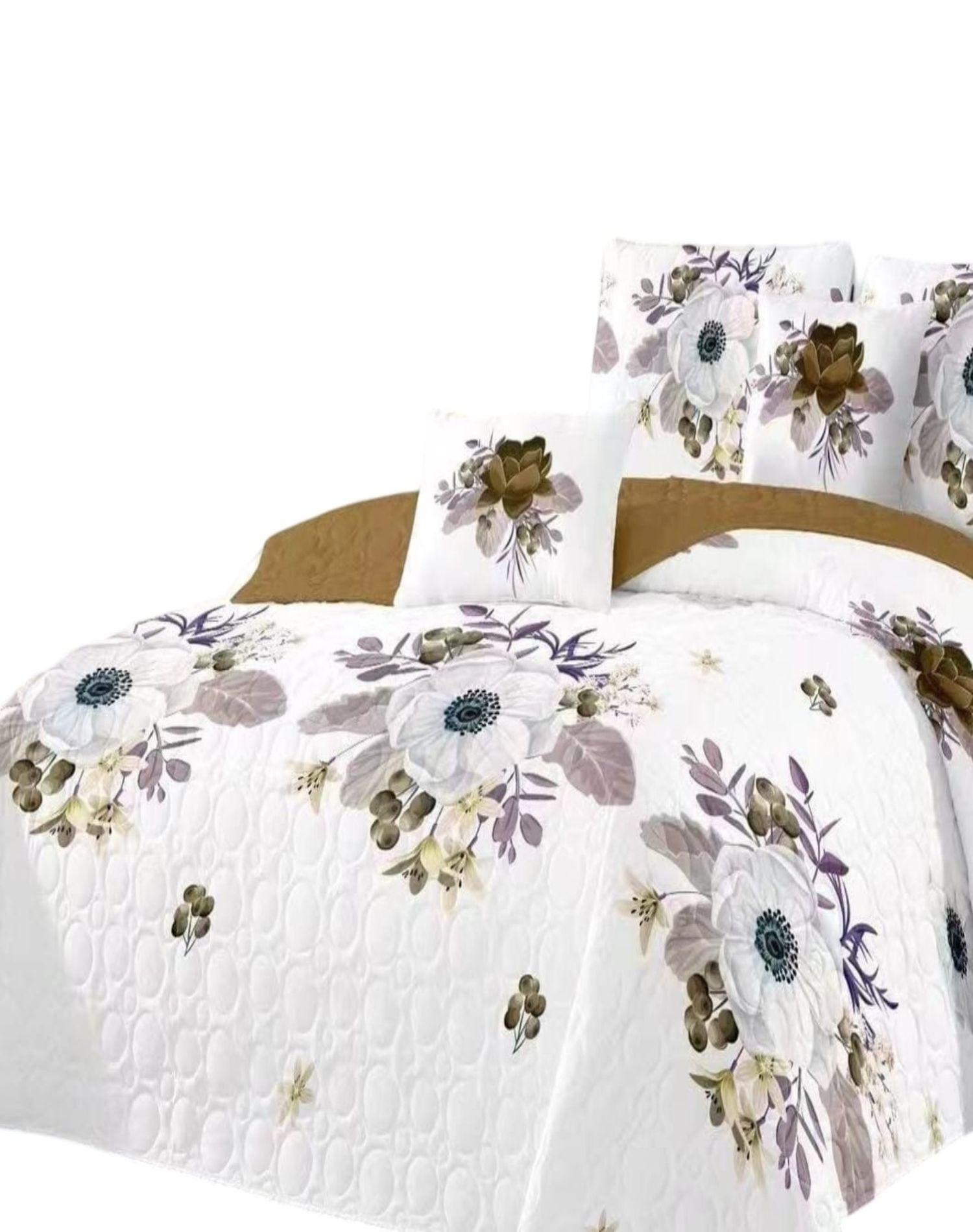 Cubrecama Quilt Diseño 2 Plazas - Primavera Verano A9-1