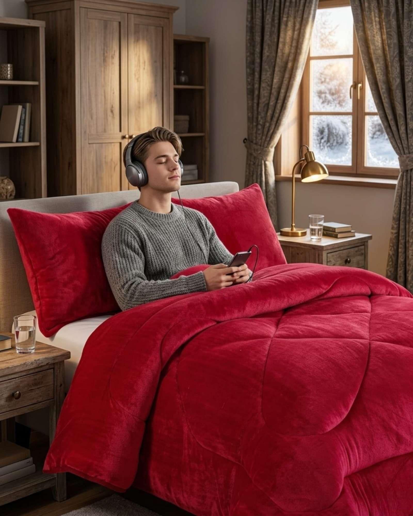 Cubrecama King / Super King Plush con Chiporro Térmico A2-2