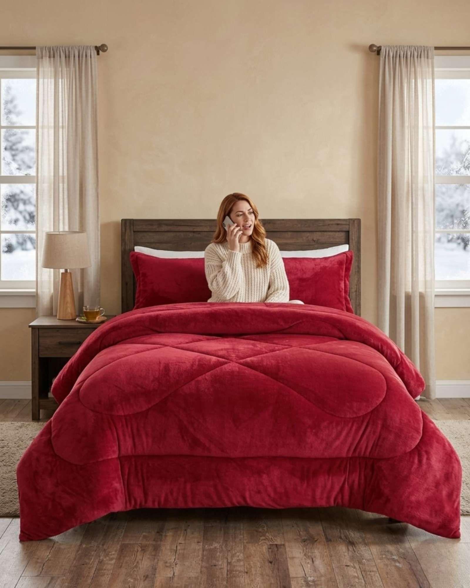 Cubrecama King / Super King Plush con Chiporro Térmico A2-3