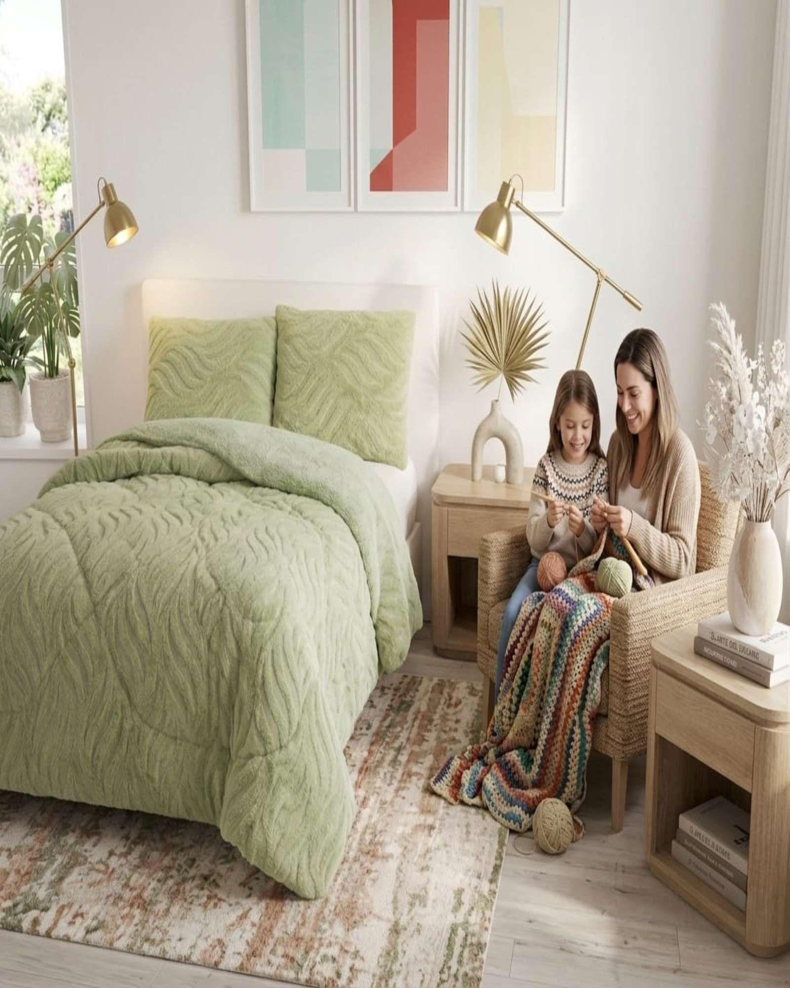 Cubrecama Chiporro Diseño Relieve Ondas 2 plazas C2-3