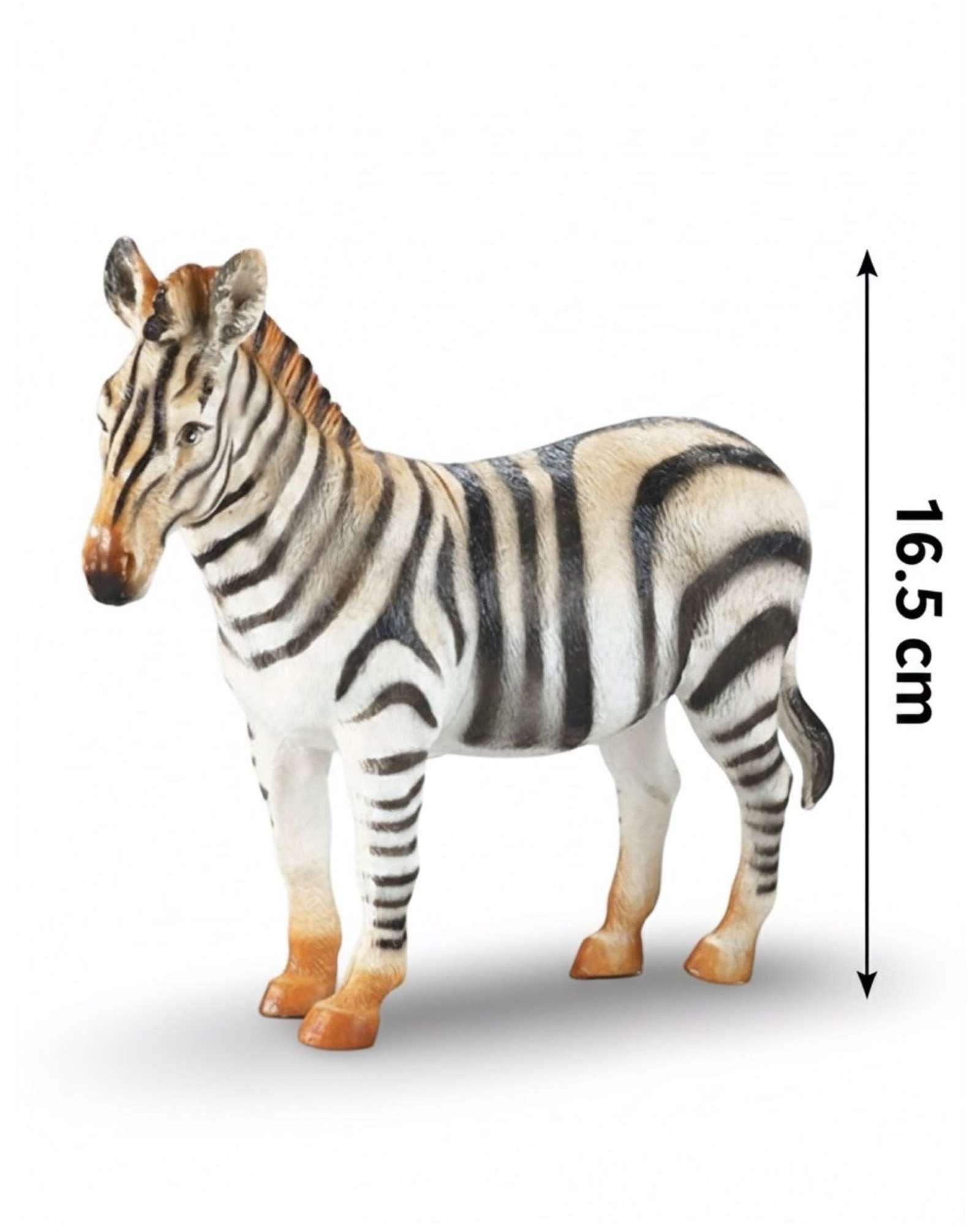 Figura Cebra Realista Decorativa Coleccionable 16,5 cm de Alto-4