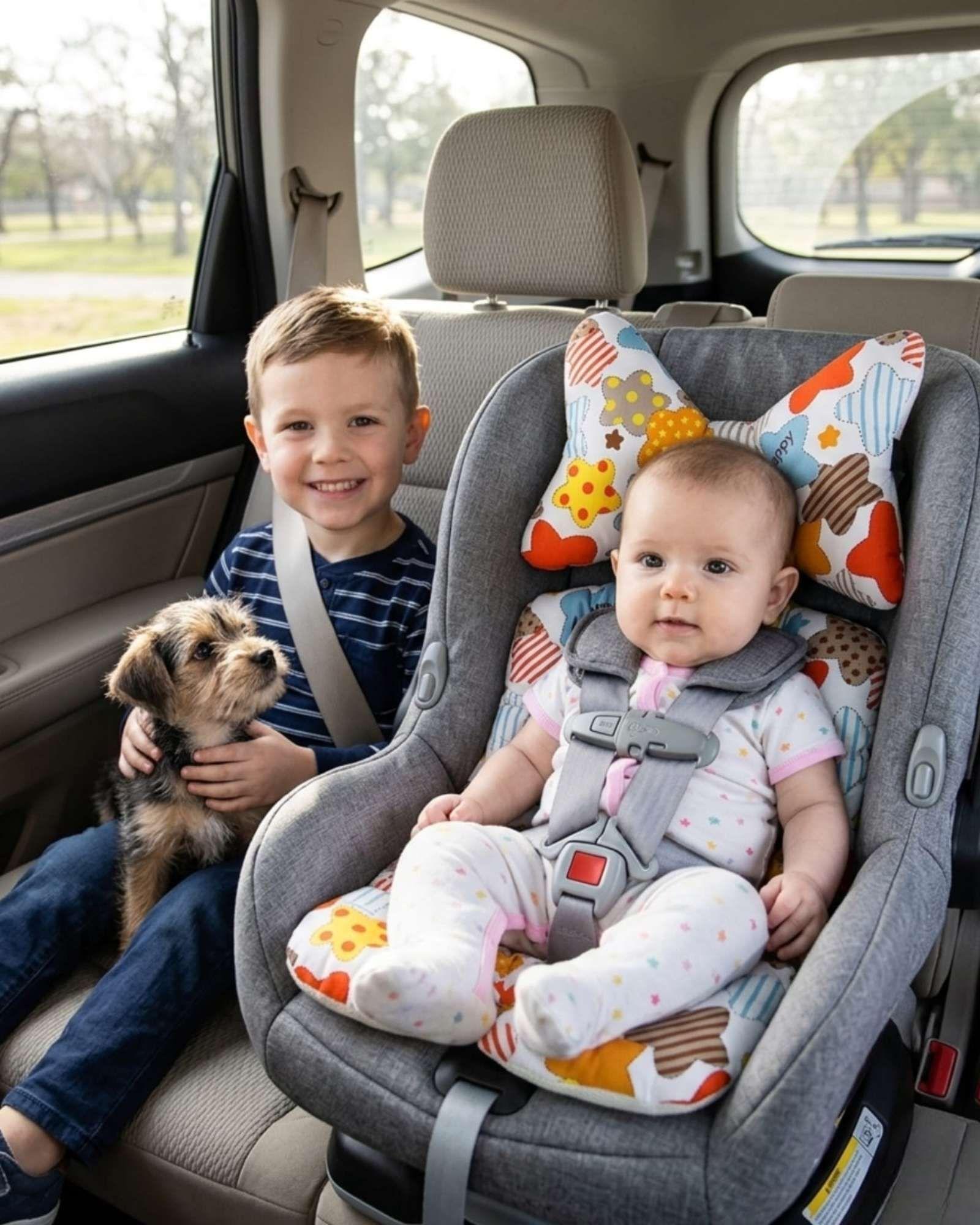 Cojín Reductor para asientos de Lujo para Bebés - Confort y Soporte Total blanco-4