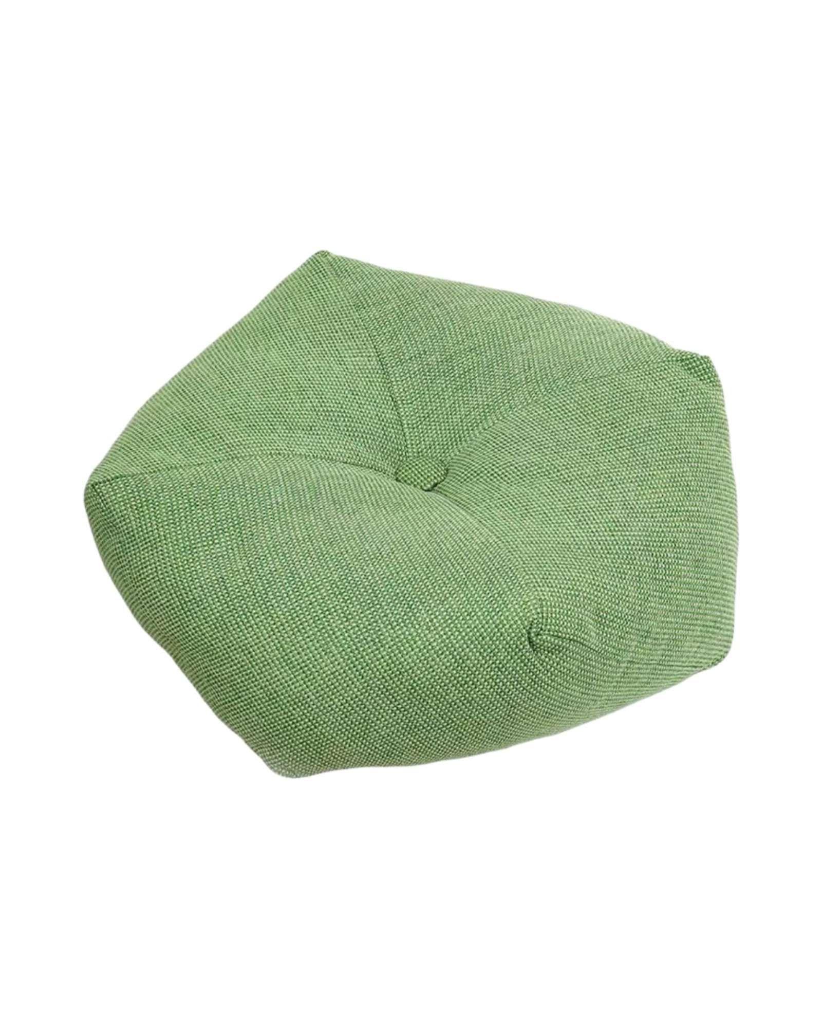 Set de 2 Puff Sofa Decorativo De Piso 50cm Estética Contemporánea verde-2