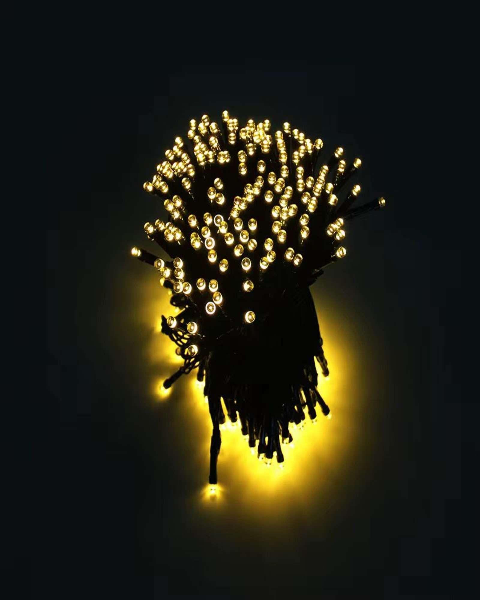 400 Luces Led Calidad Amarillla NAVIDAD Lineales-2