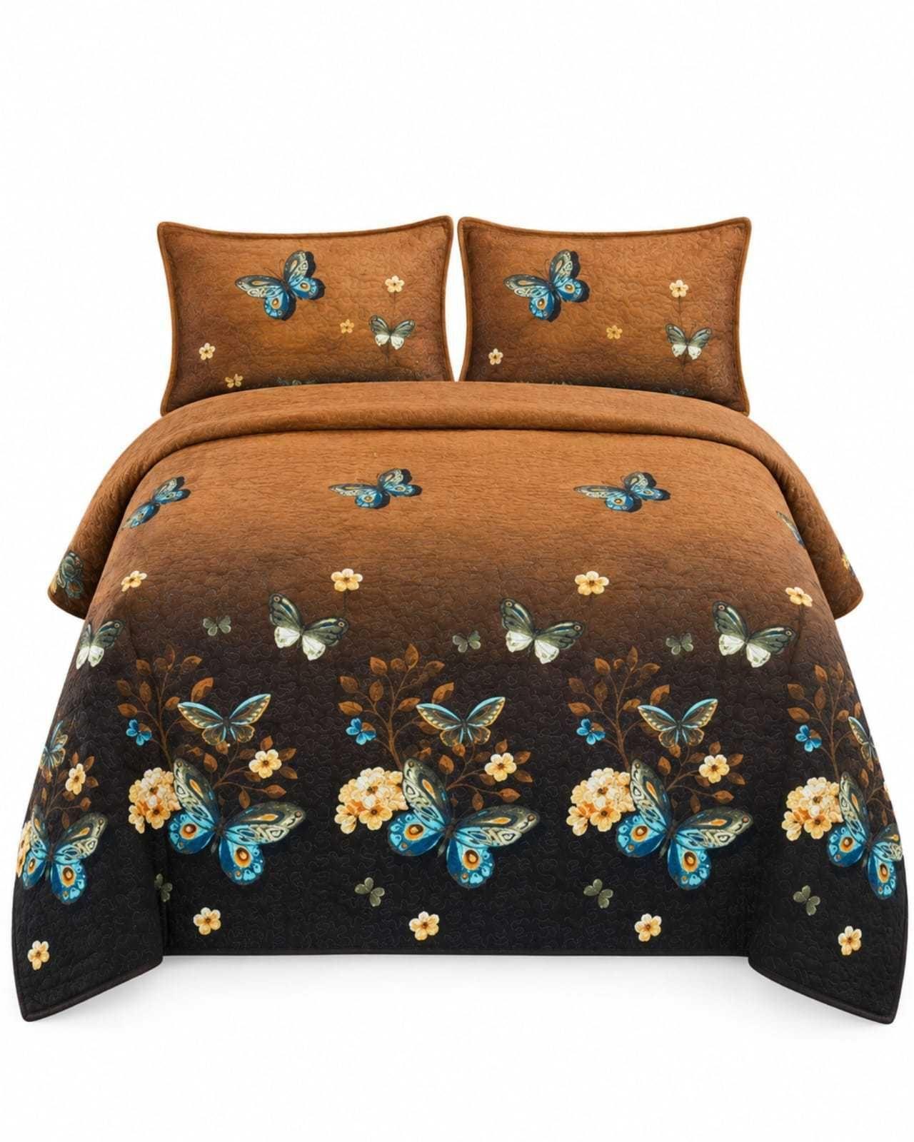 Cubrecama Delgado 2 Plazas Transpirable Con Fundas Mas Almohadas m27-5