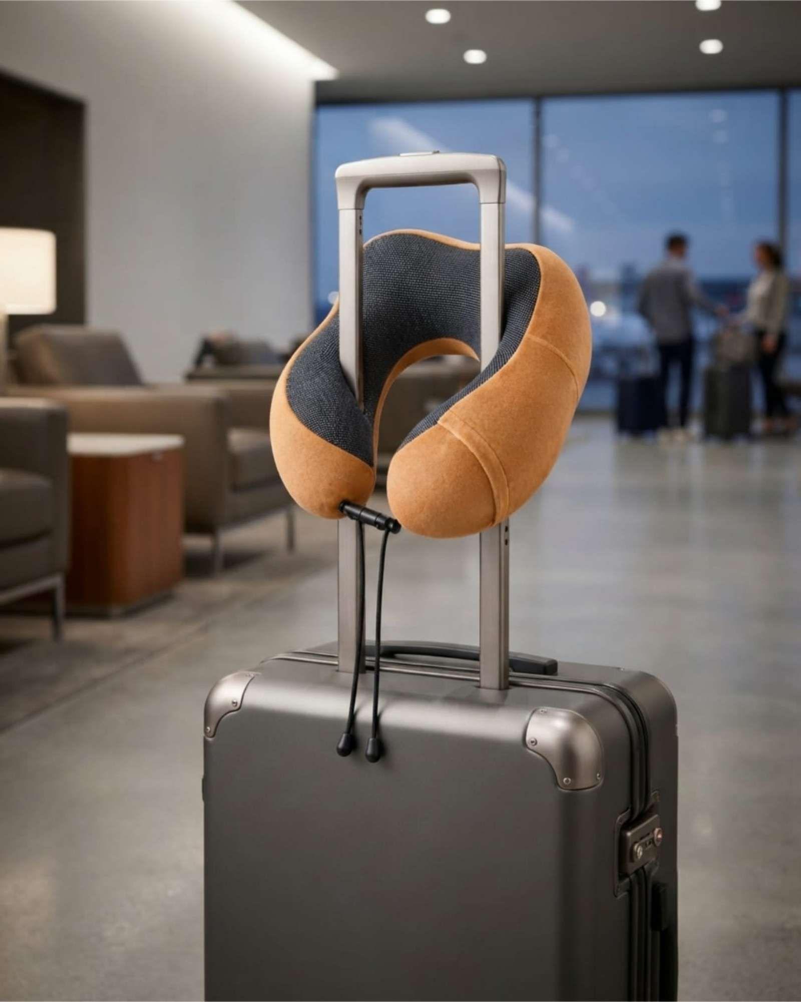 Almohada de Cuello Ergonómica para Viaje Avión y Auto - Soporte Cervical 05-3