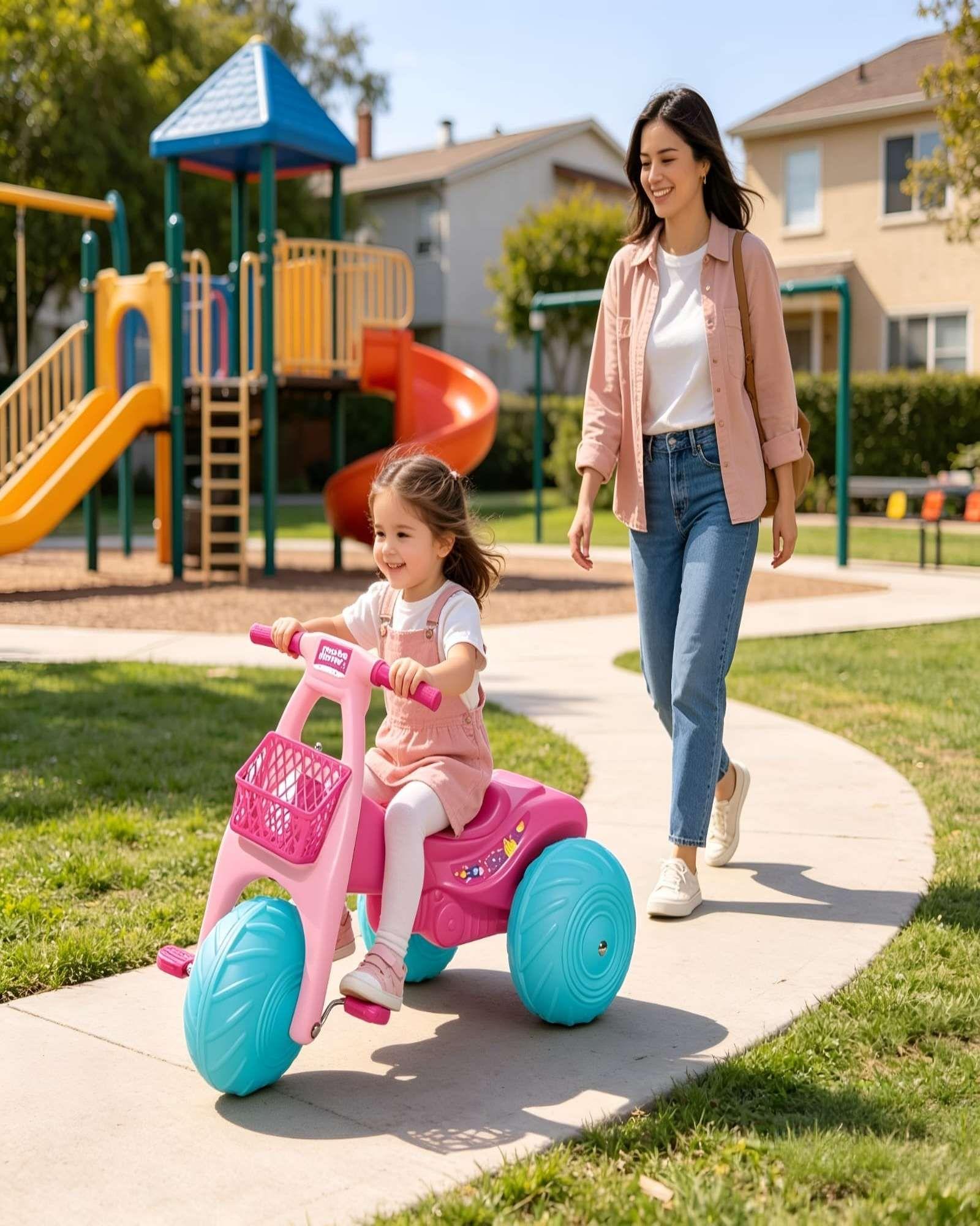 Moto Infantil Lunar Seguridad y Diversión en Tres Ruedas m1-1