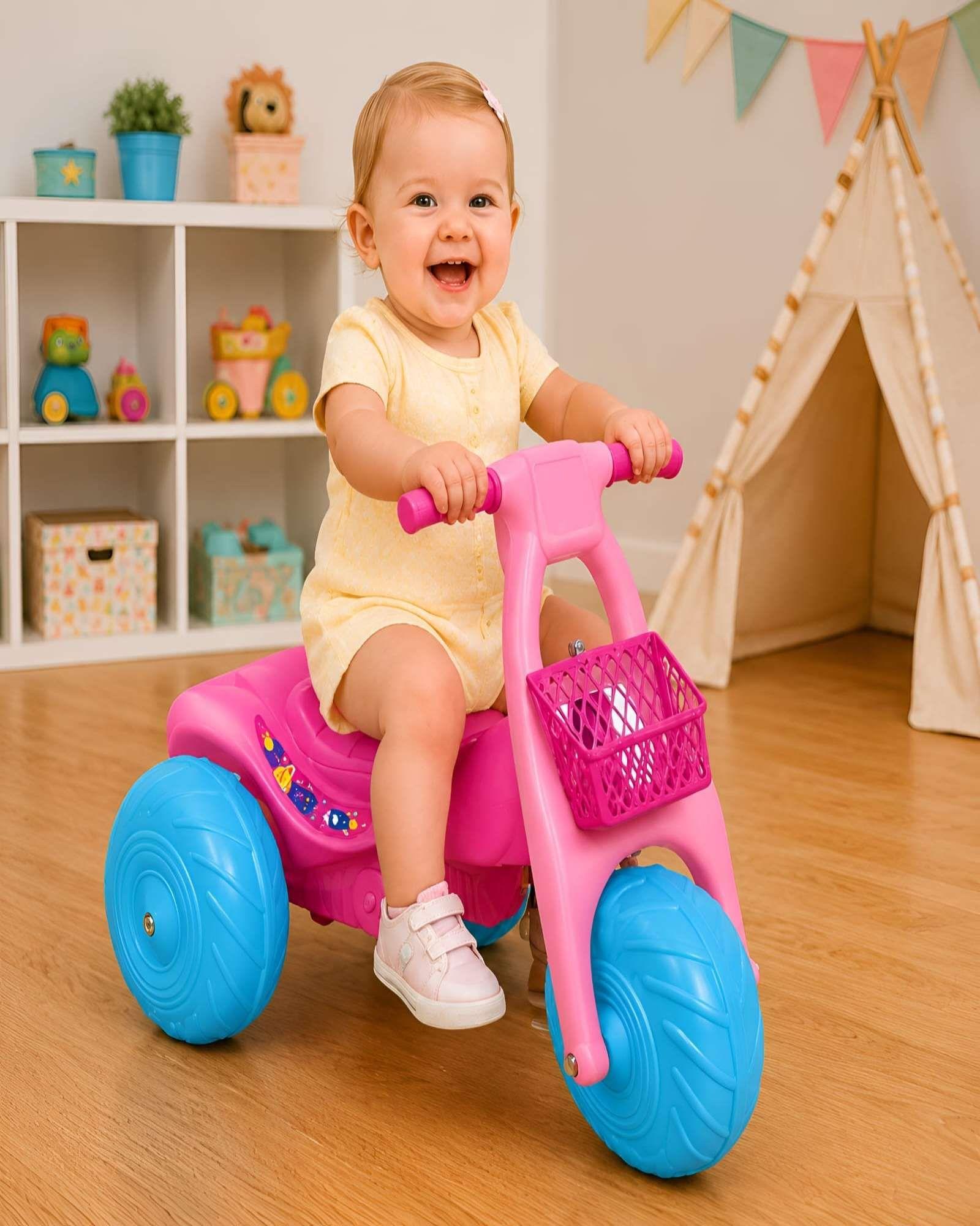 Moto Infantil Lunar Seguridad y Diversión en Tres Ruedas m1-0