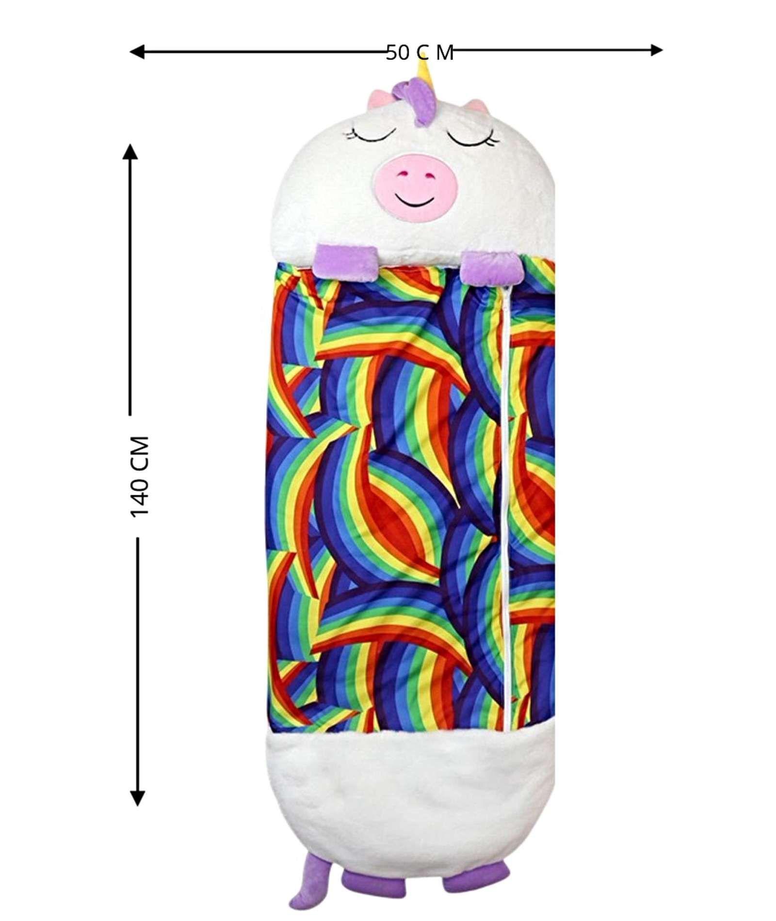 SACO PARA DORMIR PARA NIÑO O NIÑA UNICORNIO BLANCO-2