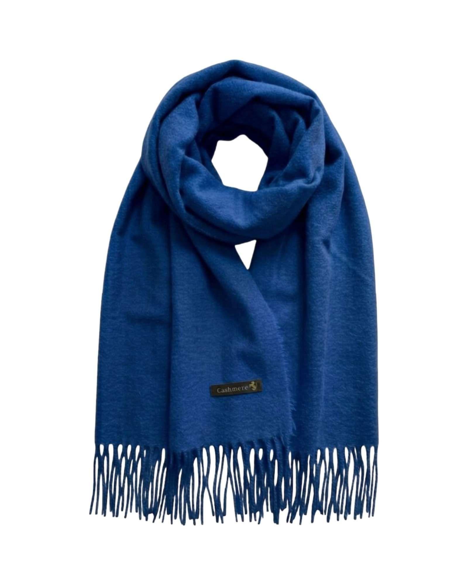 Bufanda Cashmere Premium Unisex Varios Colores azul-2