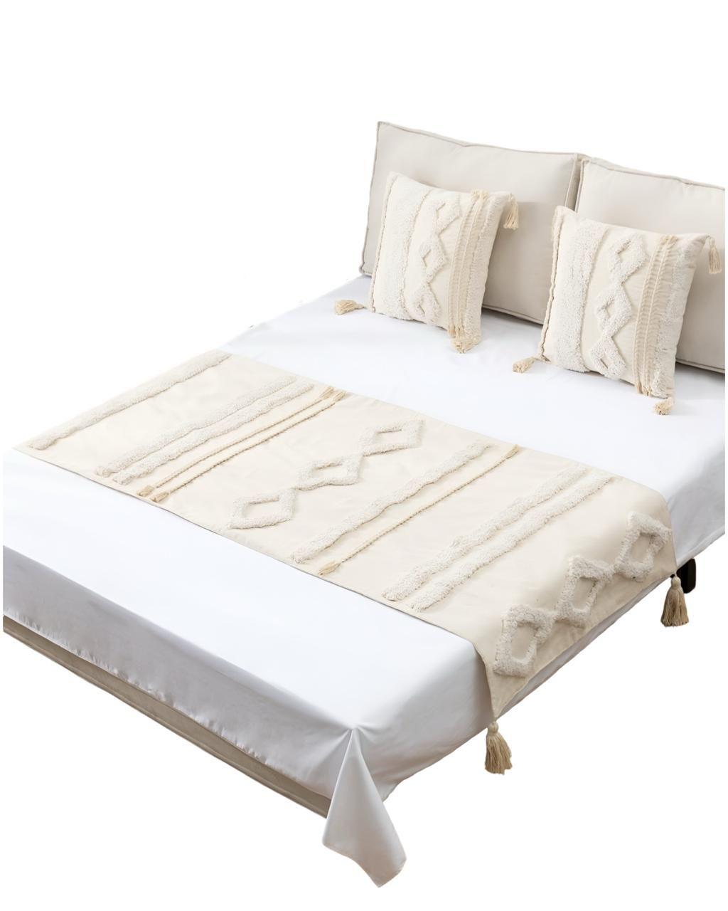 PIECERA DE CAMA DECORATIVA MODELO BOHO F07-1