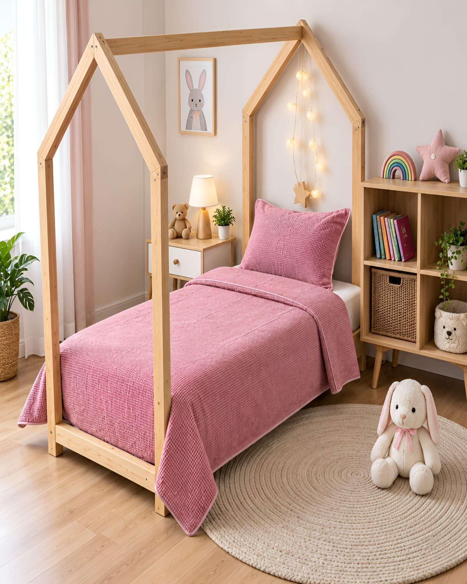 Cubrecamas Quilt De Verano Plaza y Media Ligero Y Transpirable Mas Almohada m11-2