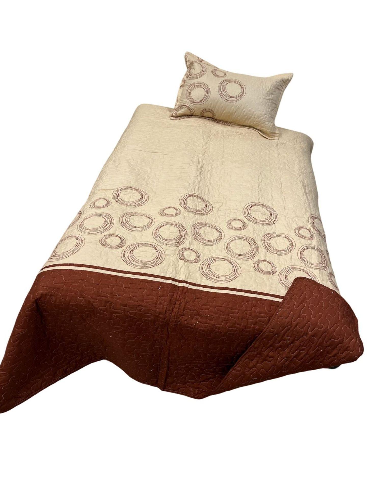 QUILT CUBRECAMA PRIMAVERA VERANO PLAZA Y MEDIA *007-1