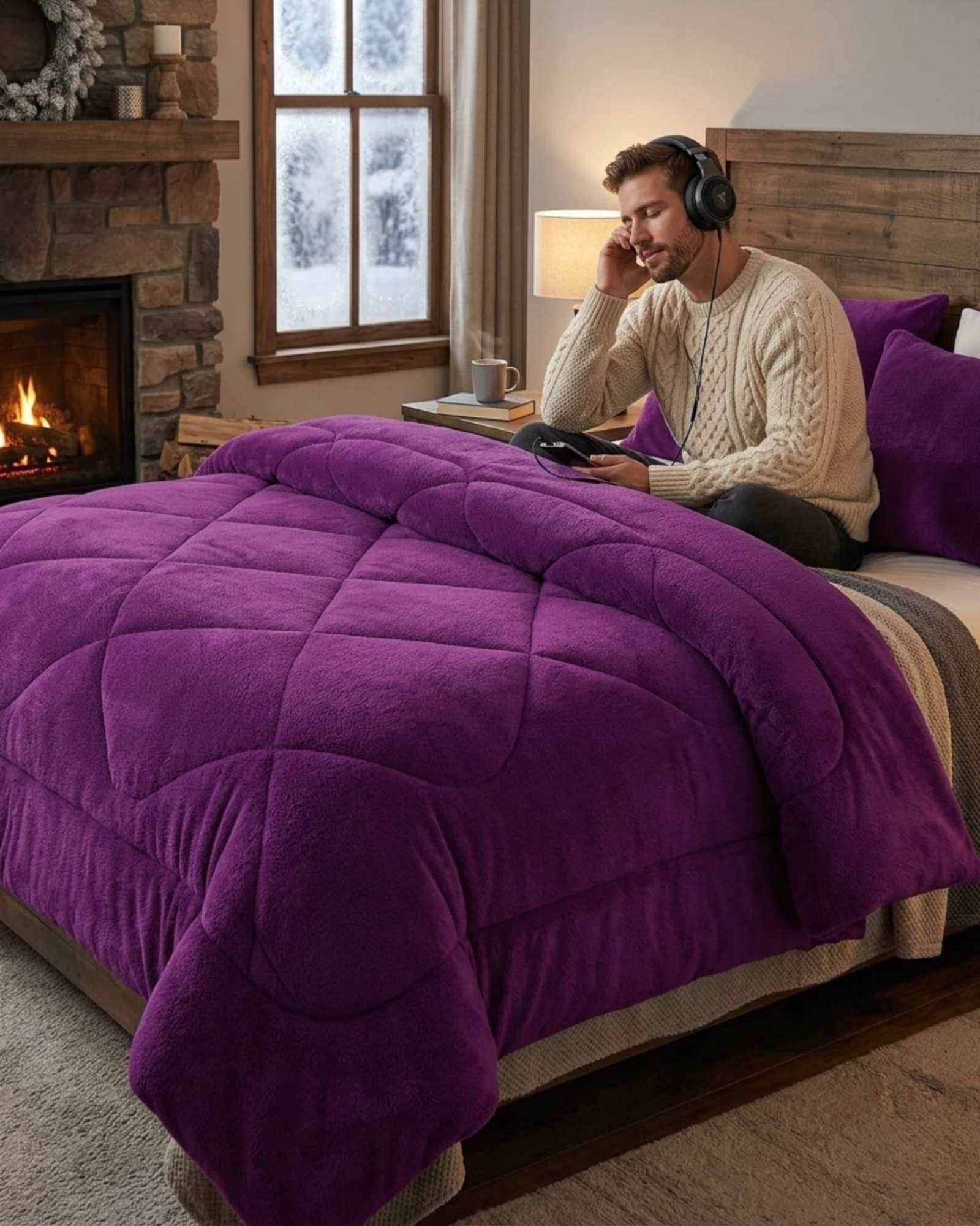 Cobertor de Invierno Plush Chiporro Ultra Suave Plaza y media m26-2