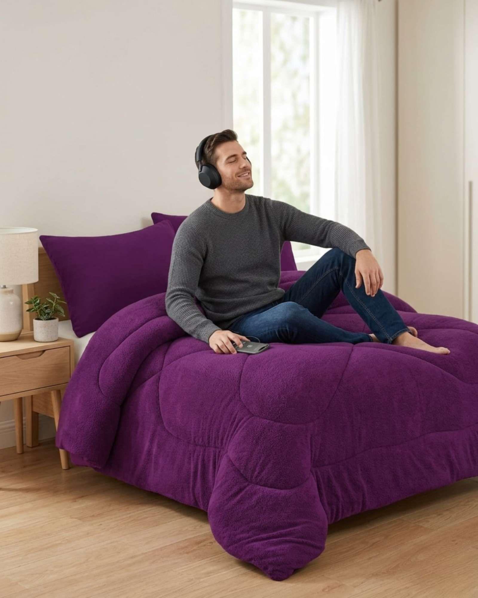 Cobertor de Invierno Plush Chiporro Ultra Suave Plaza y media m26-4