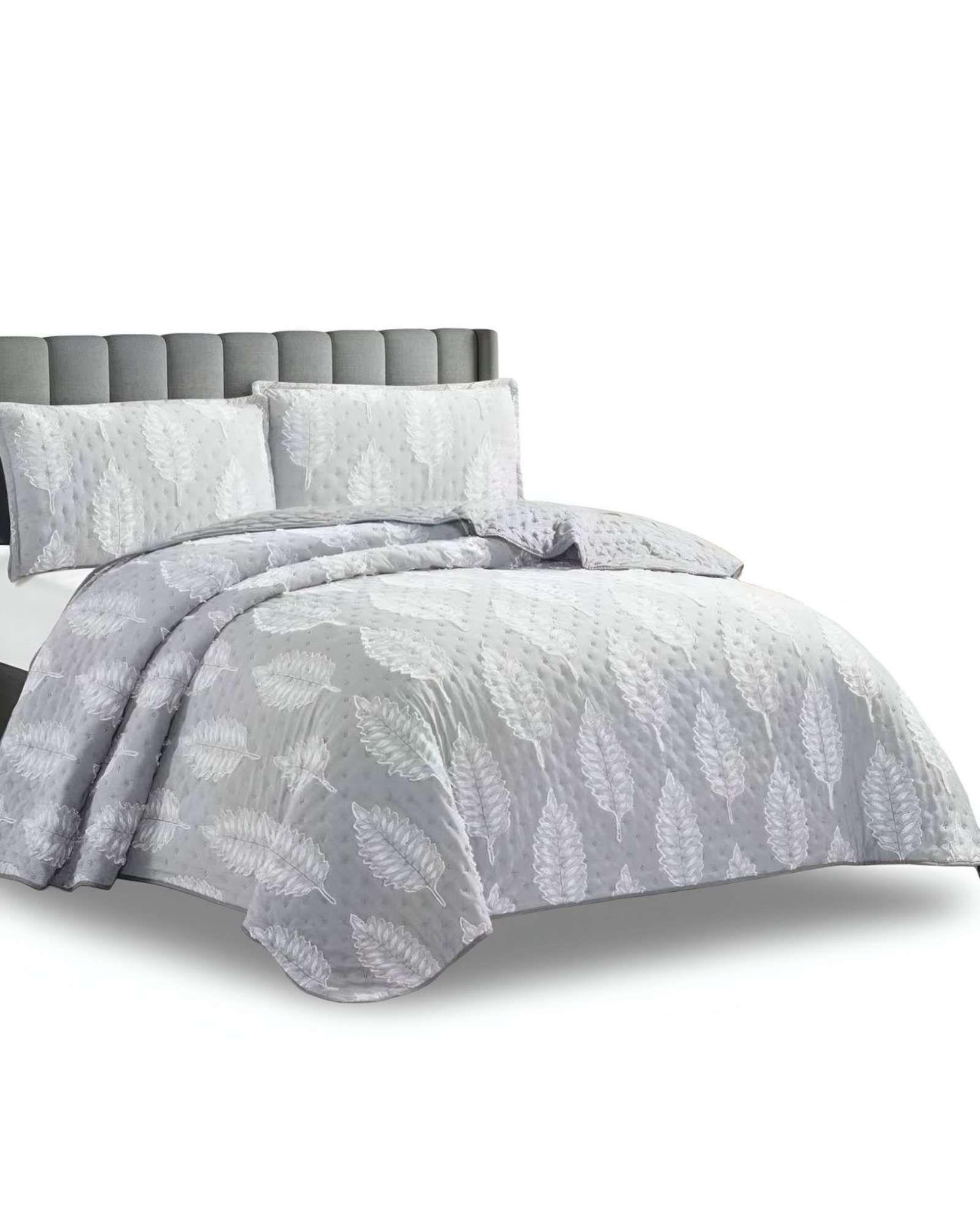 CUBRECAMA QUILT TUFTING DE LUJO SUAVE KING T-06-0